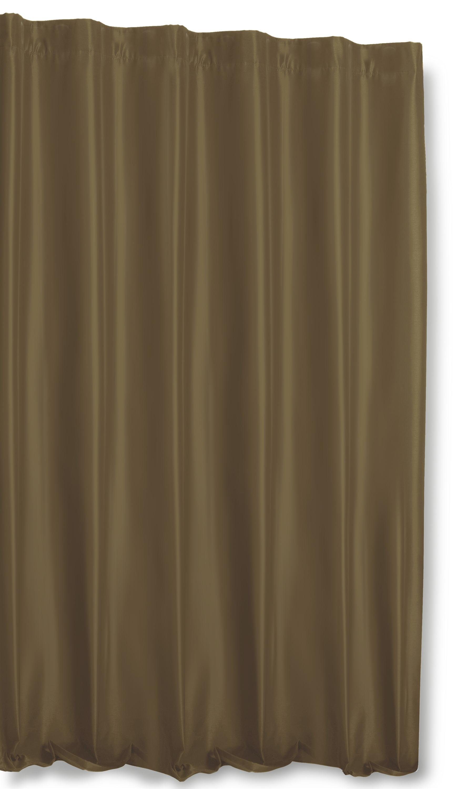 Deko, cm Türvorhang (1 245x245 Kräuselband Thermovorhang Helltaupe breit Fleece, St), blickdicht, Kräuselband Polyester blickdicht und Polar Haus