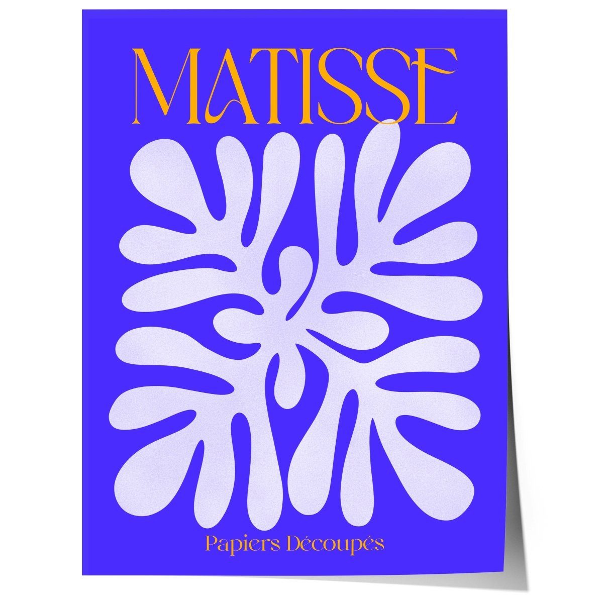 JUSTGOODMOOD Poster Henri Matisse Papiers Dcoups Abstrakte Form Moderne Französische Kunst, (1 St)