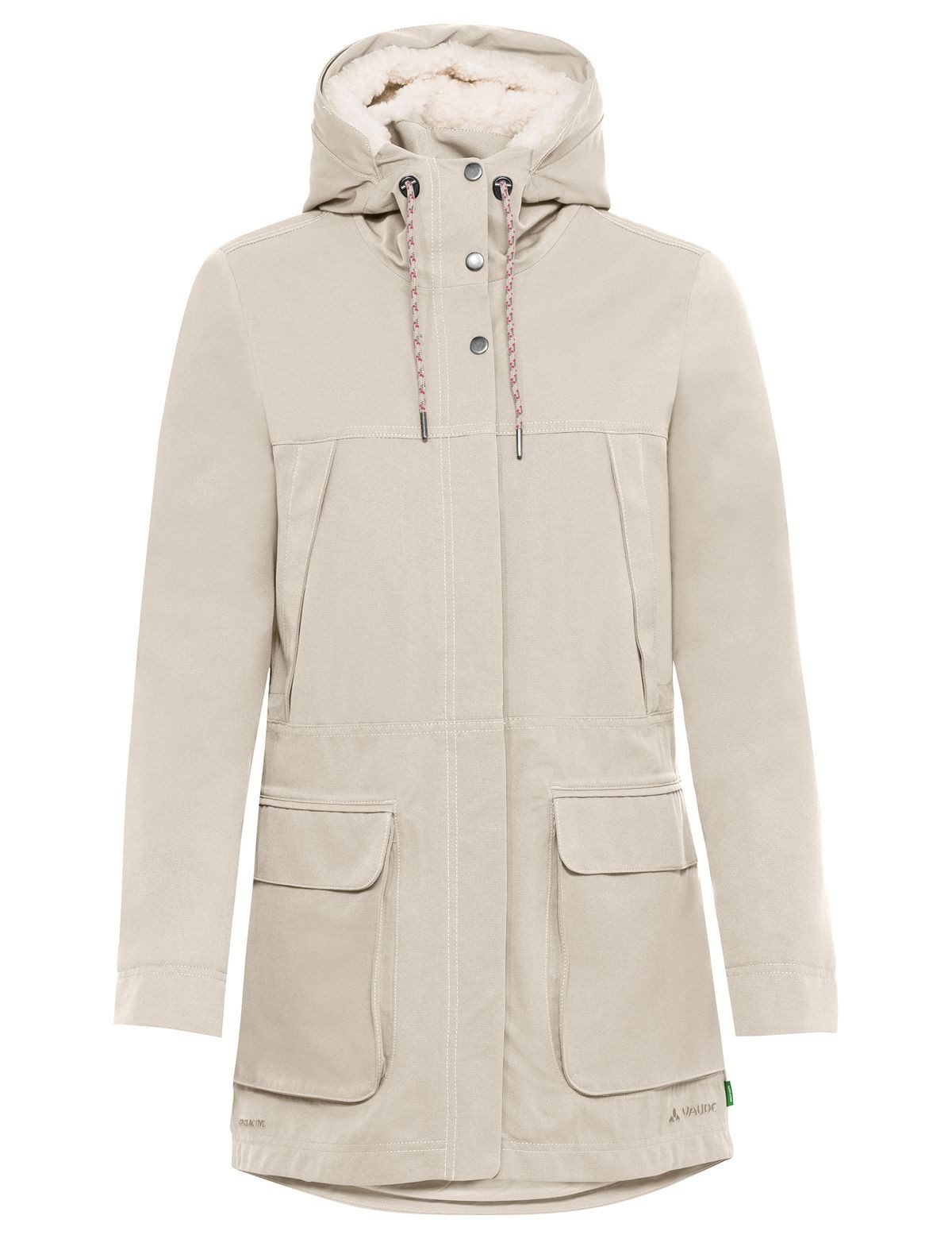 VAUDE Funktionsparka Women's MANUKAU Parka II CS Winterparka Wintermantel Lässt Regen vom Oberstoff abperlen