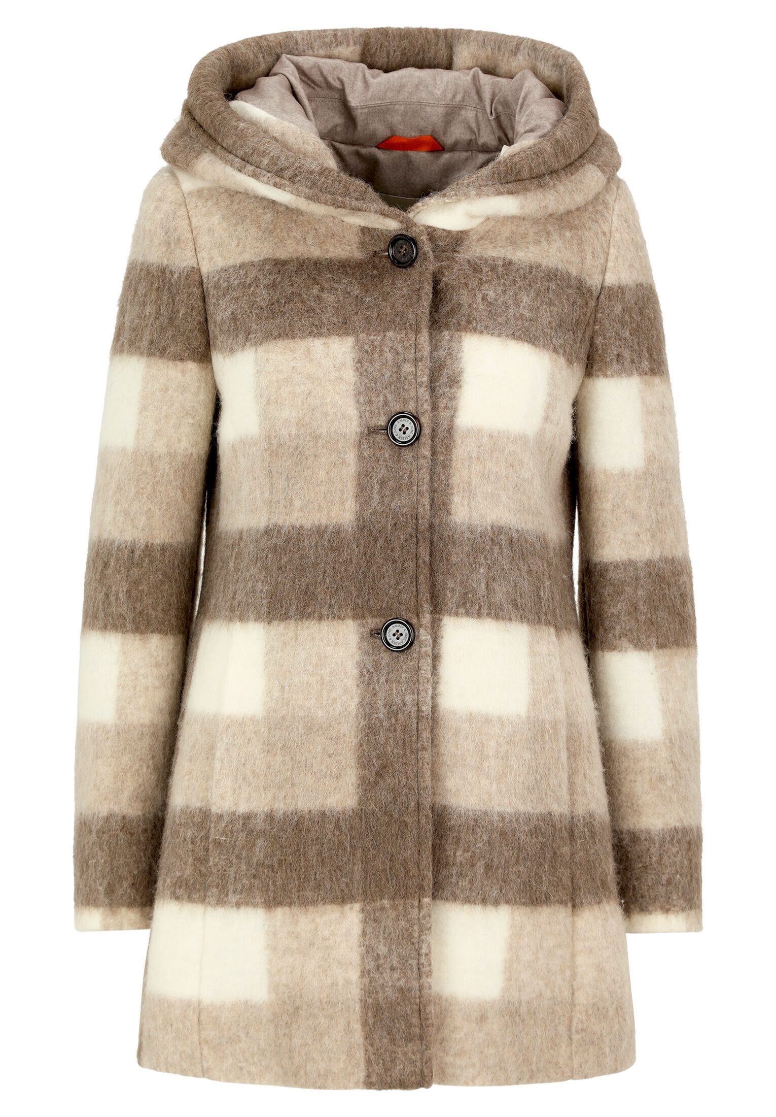 Amber & June Kurzjacke Damen mit Kapuze