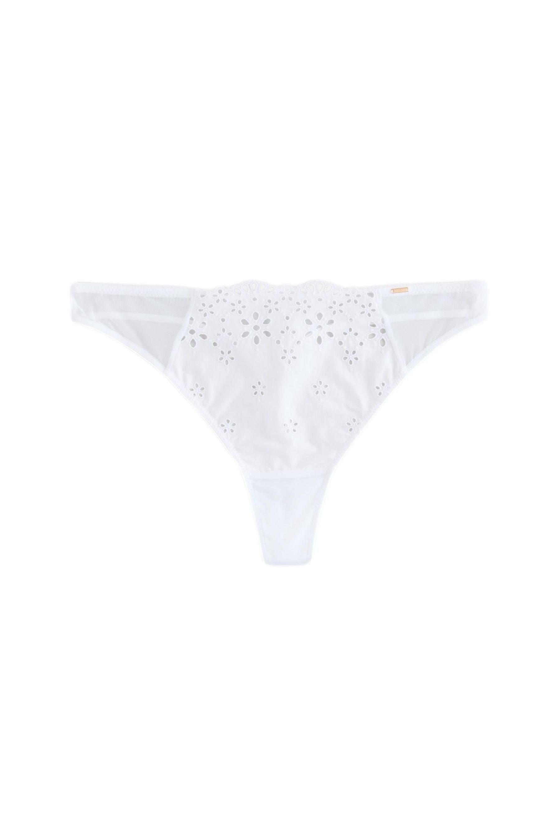 LIPSY String Lipsy Tanga mit Lochstickerei (1-St)