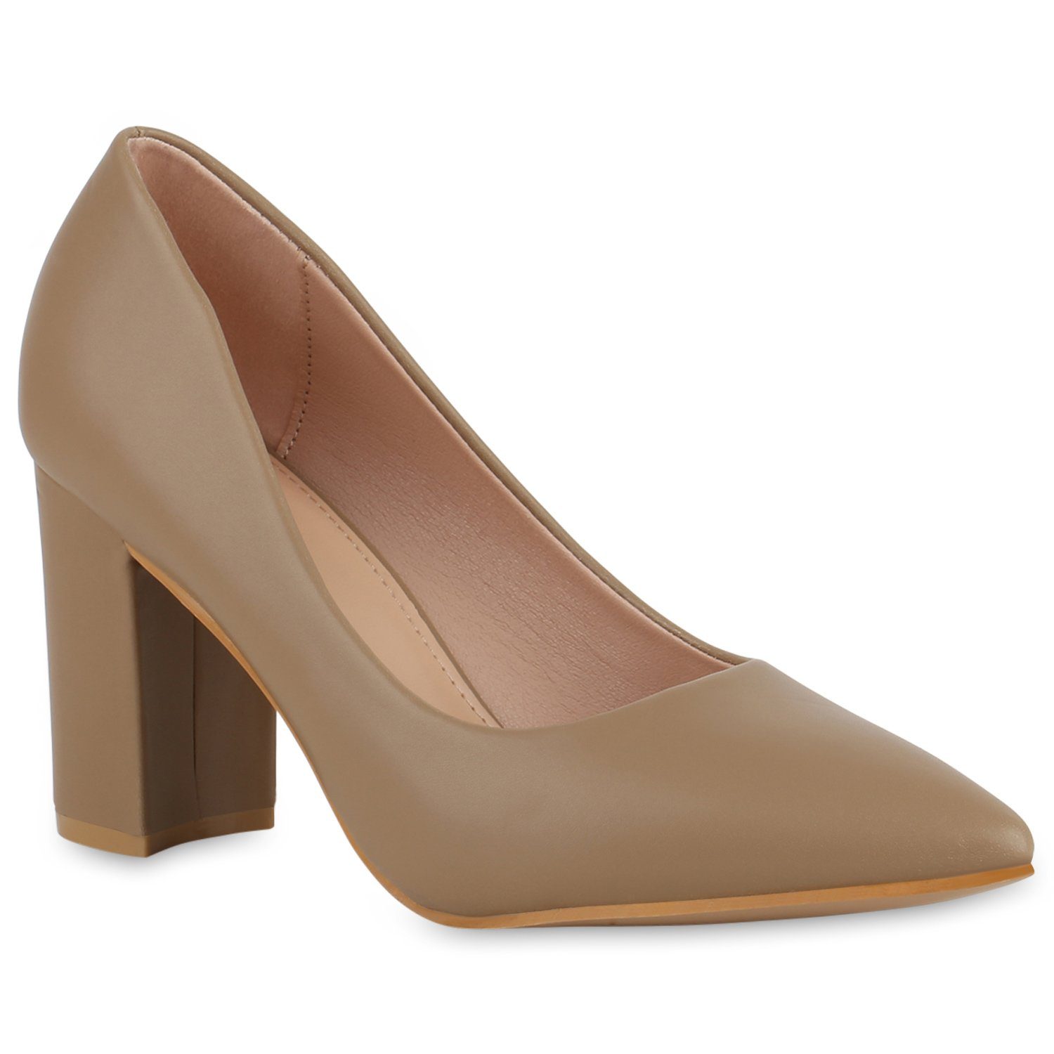 Schuhe 840683 Khaki Pumps HILL VAN