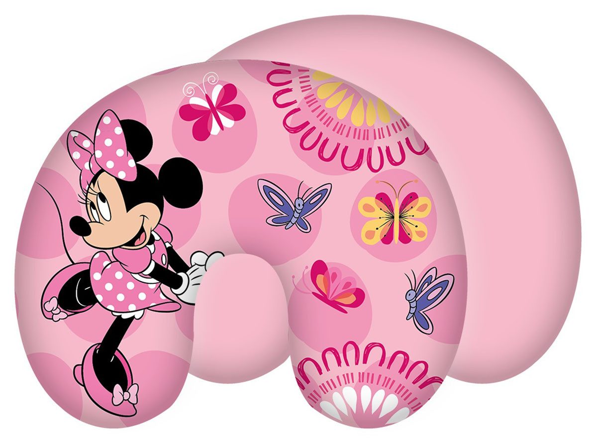 Disney Reisekissen Disney Minnie Mouse Nackenkissen Reisekissen Schmetterlinge Minnie Pin