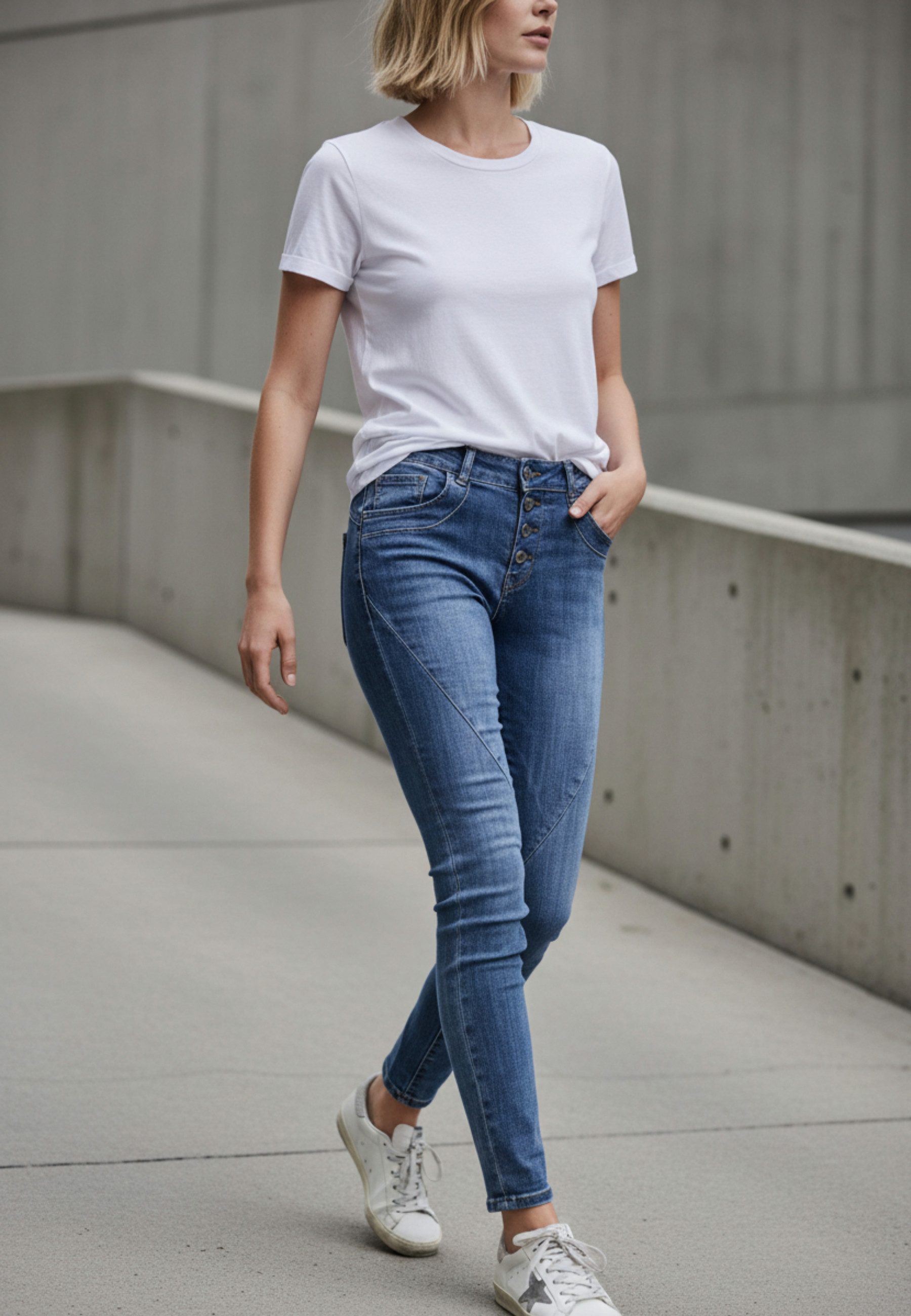 Andijamo-Fashion Slim-fit-Jeans STREET STYLE