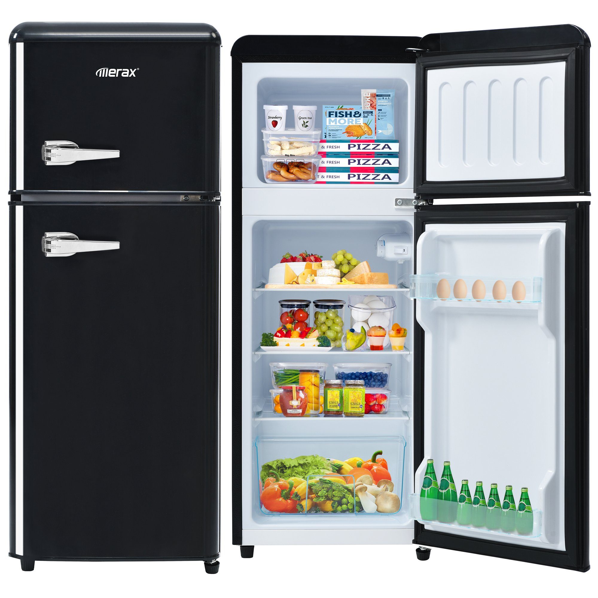 Kühlschrank Retro Kühl-/Gefrierkombination BCD-102