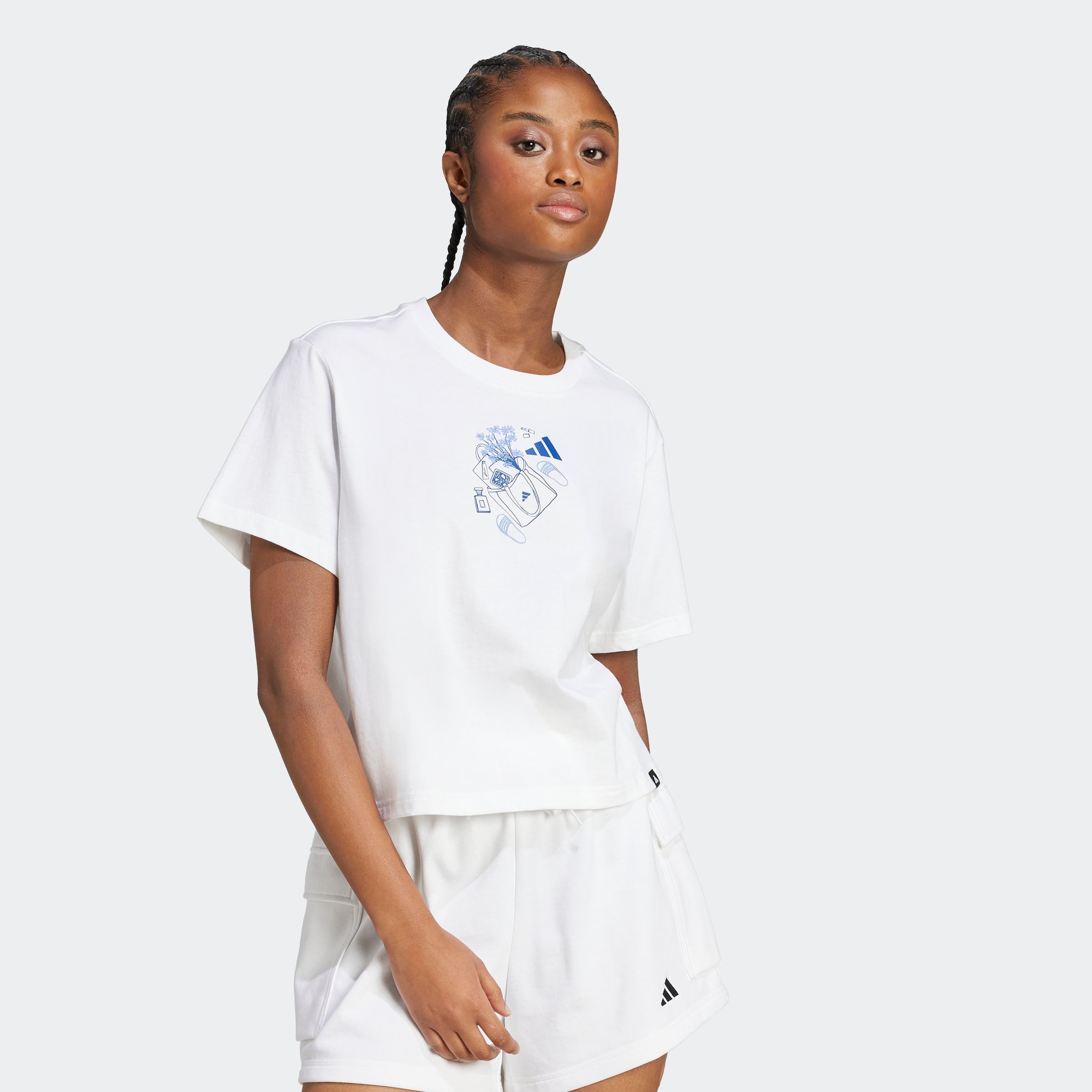 adidas Sportswear T-Shirt W MINI T sportlicher Stil, kurze Ärmel, ohne Vers günstig online kaufen