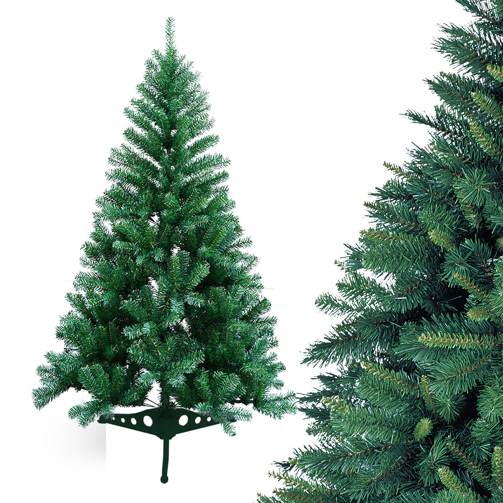 Weihnachtsbaum künstlicher Christbaum PVC 120-210cm Tannenbaum 