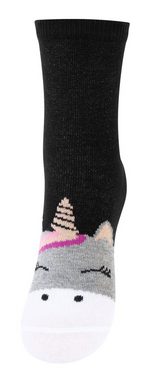 Cotton Prime® Socken (6-Paar) mit Einhornmotiv