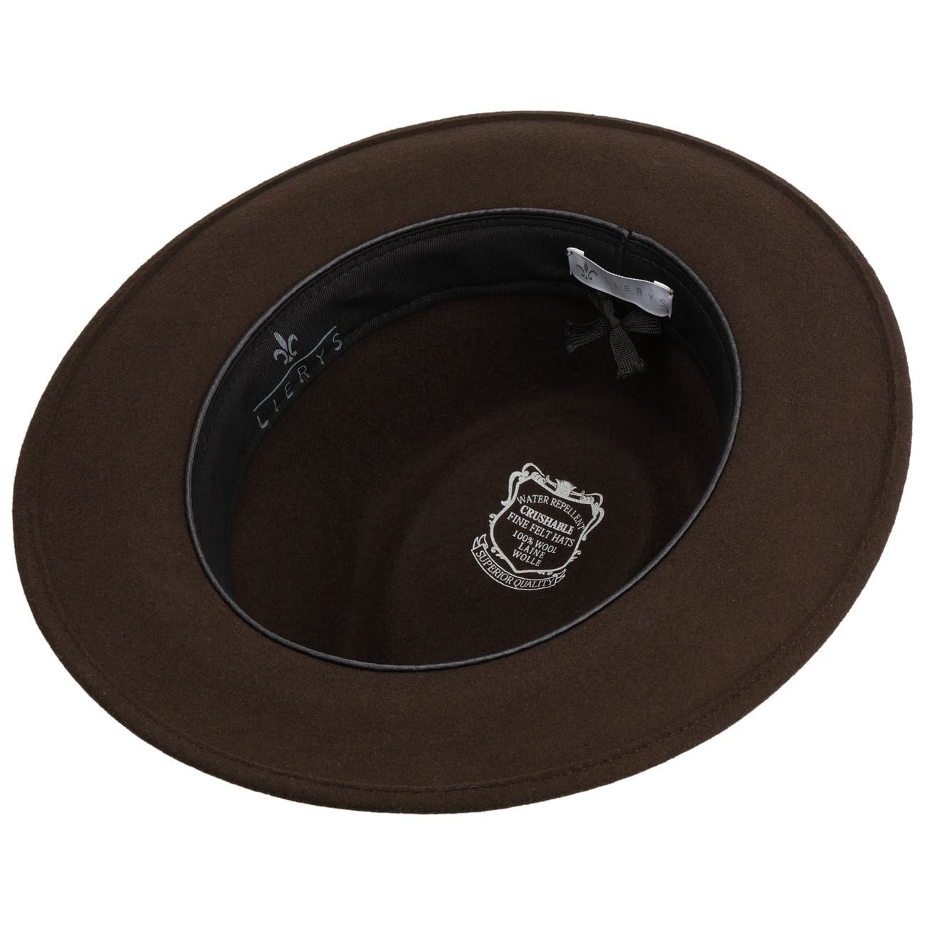 Lierys Filzhut (1-St) Wollfilz mit Ripsband