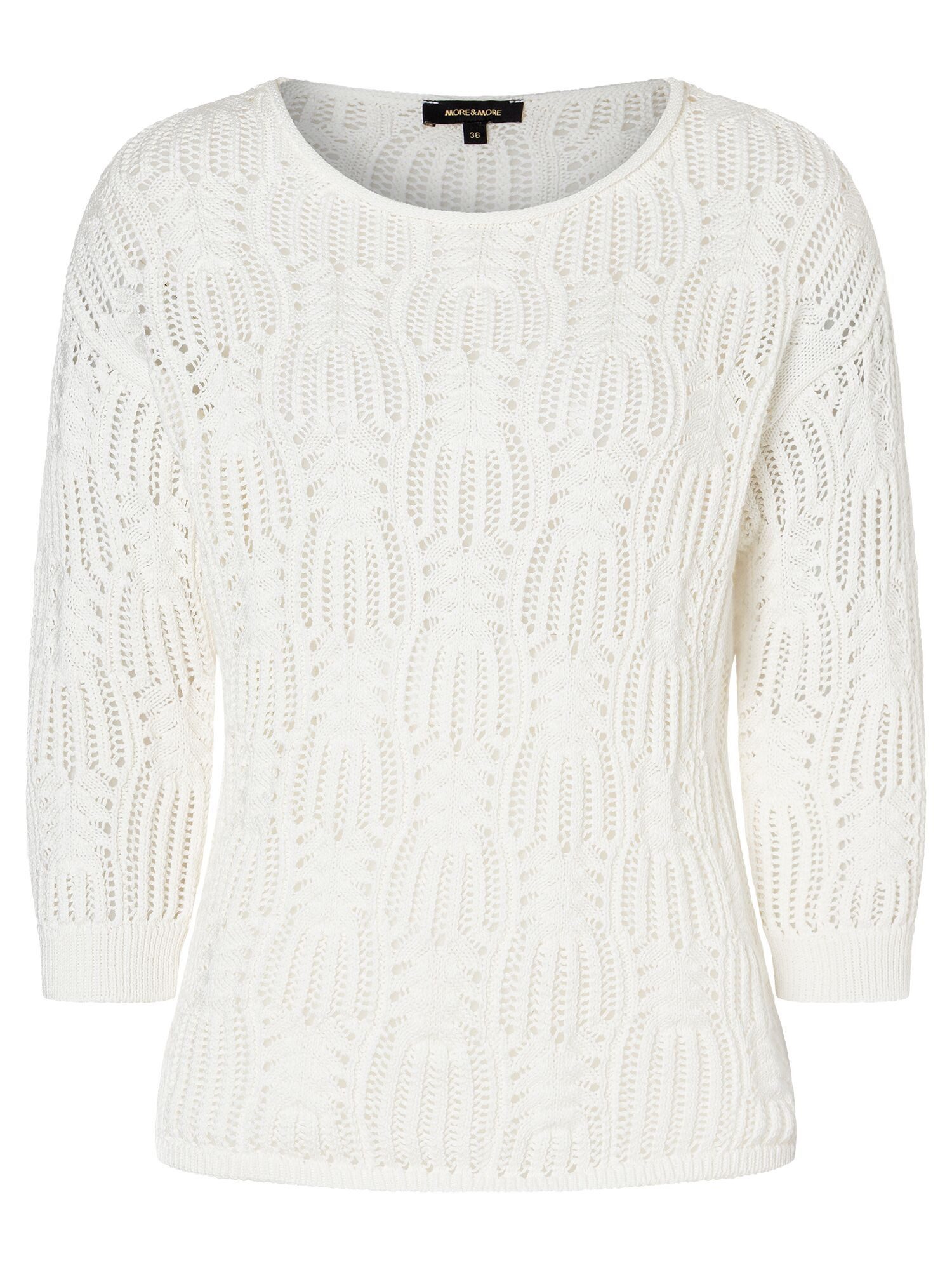 Strickpullover Lochstrickpullover