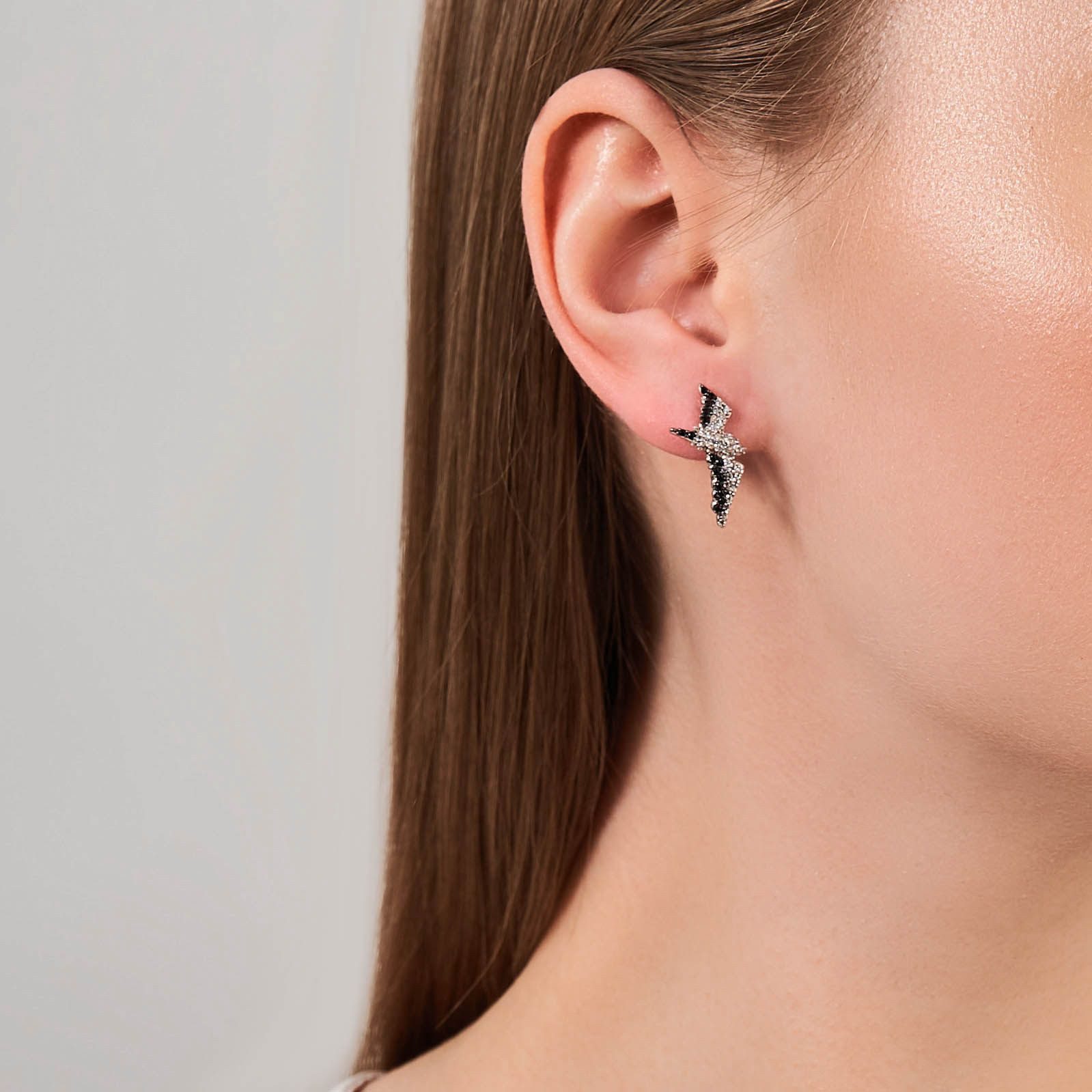 Secretforyou Creolen-Set Ohrringe Kreolen 925 Silber Zirkonia Steine Vögel günstig online kaufen