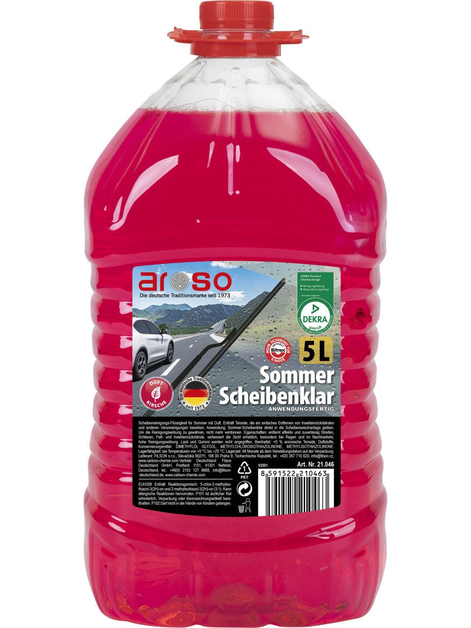 aroso aroso Scheibenreiniger Sommer gebrauchsfertig Scheibenreiniger