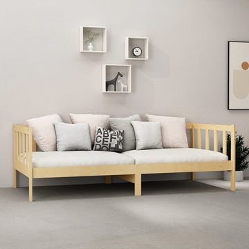 vidaXL Bett Tagesbett mit Matratze 90x200 cm Kiefer Massivholz