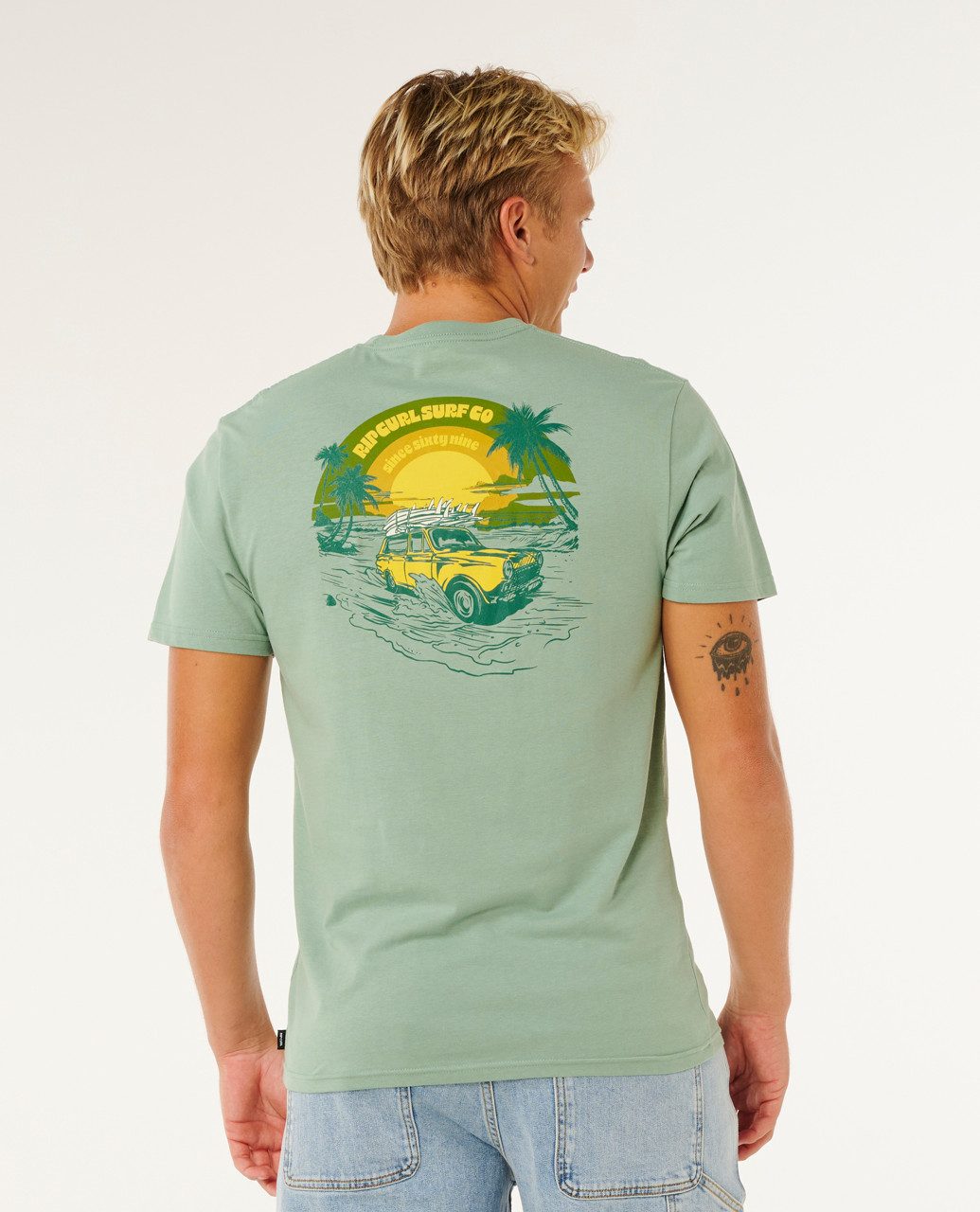 Rip Curl Print-Shirt Rip Curl Keep On Trucking Short Sleeve T-Shirt