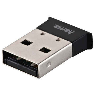 Hama Bluetooth®-USB-Adapter, Version 5.0 C2 + EDR Bluetooth Mini-Adapter Bluetooth-Adapter USB, Besonders niedriger Energieverbrauch
