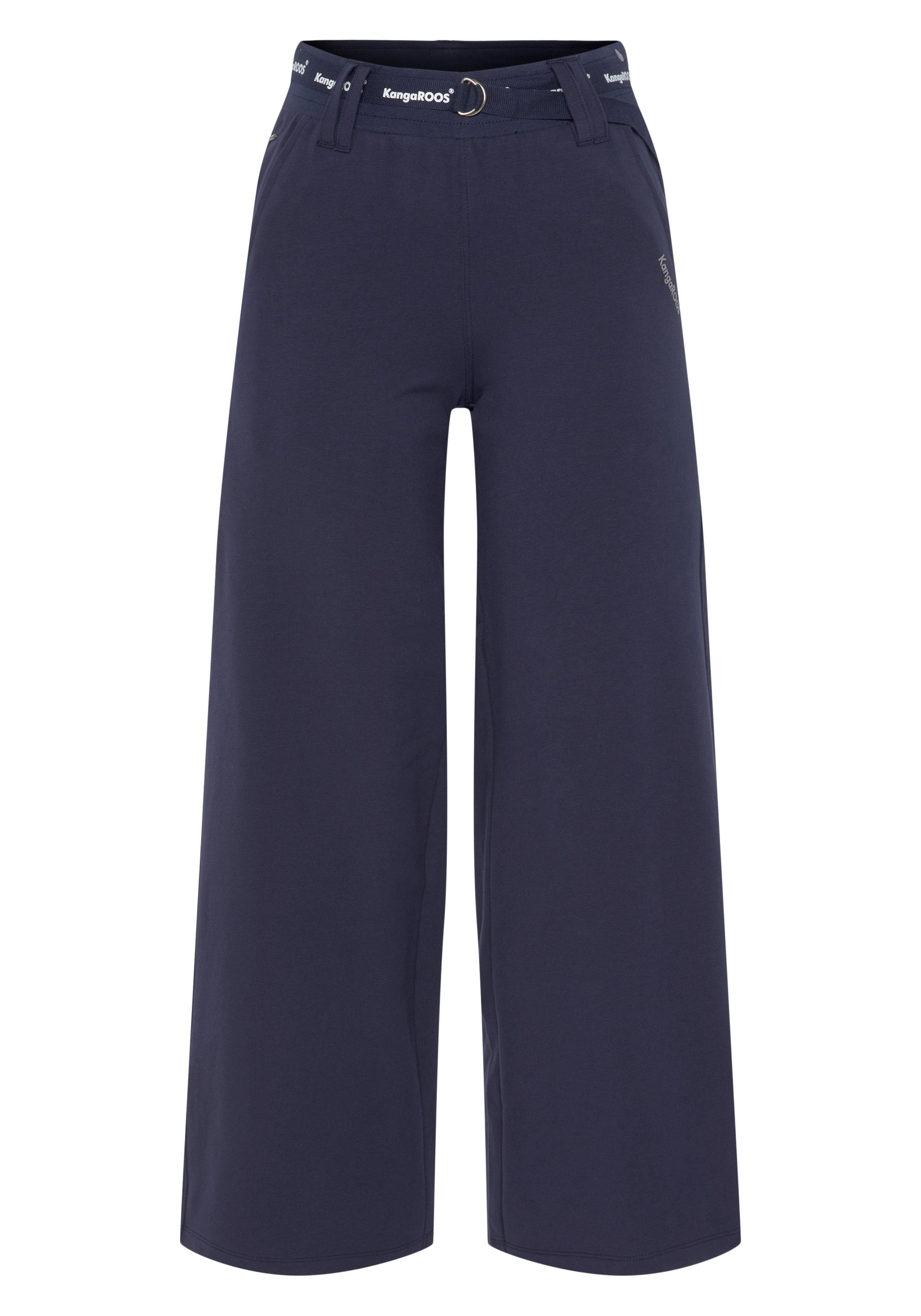 KangaROOS Jerseyhose mit weitem Bein in Culotte Form