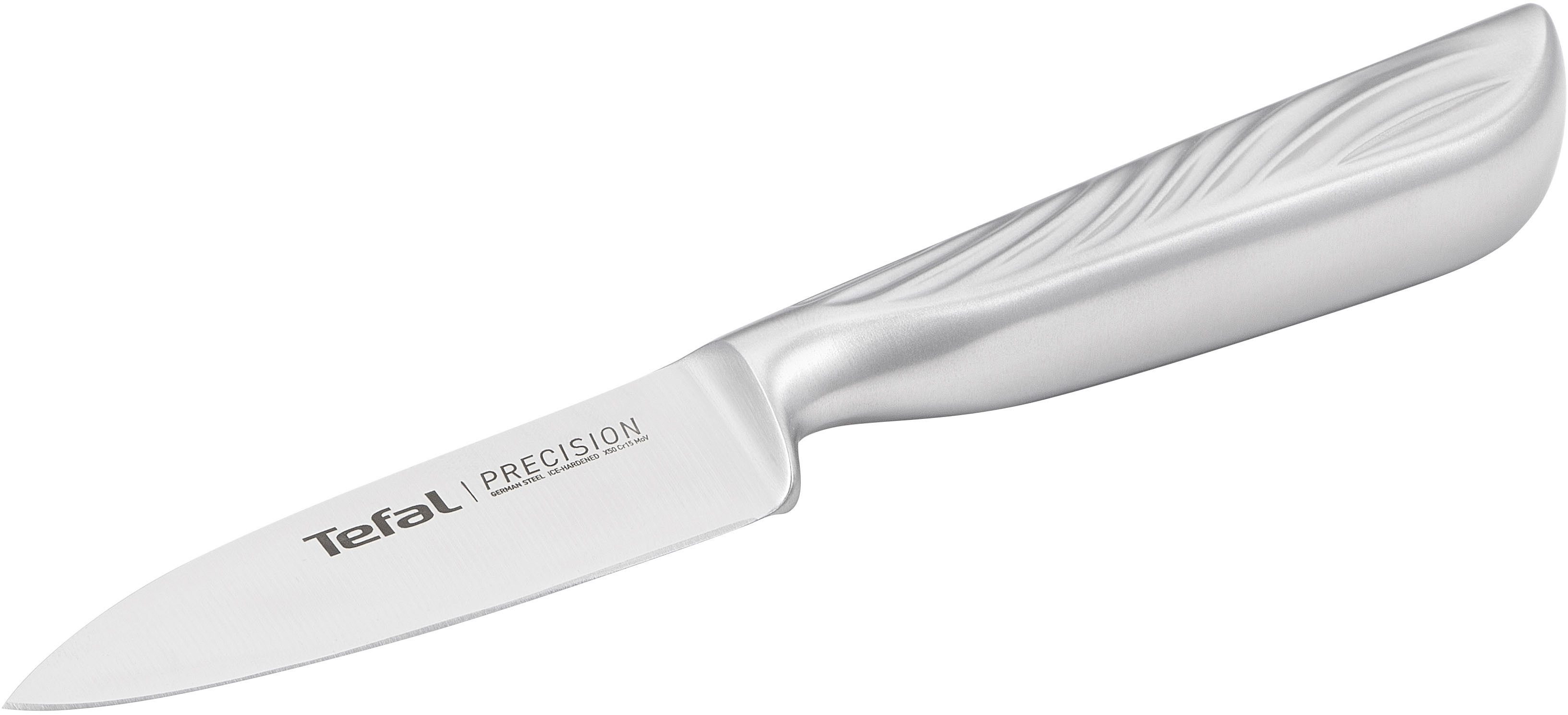 Tefal Schälmesser Precision, 9 cm, 22°-Klingenwinkel, Eishärtungstechnologie, Wellenmuster