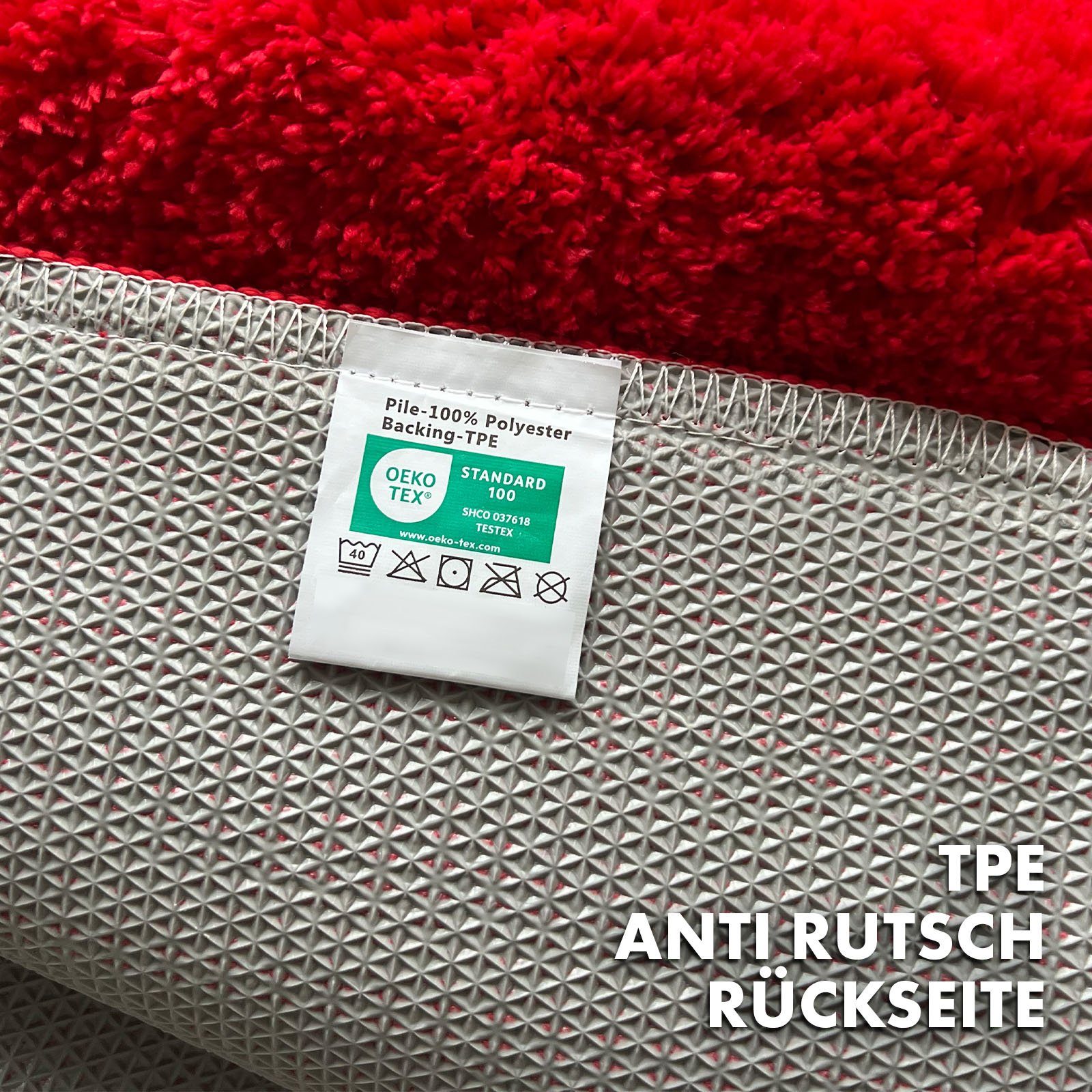 Floordirekt Badematte Sky Extra weich & saugstark, Fußbodenheizung geeignet, Hochflor, Höhe 30 mm, Rutschhemmende Rückseite, Waschmaschinen & Trockner geeignet, – Bild 4 von 5