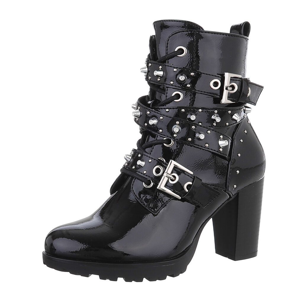 Ital-Design Damen Schnürschuhe Biker Westernstiefelette (87417800) günstig online kaufen