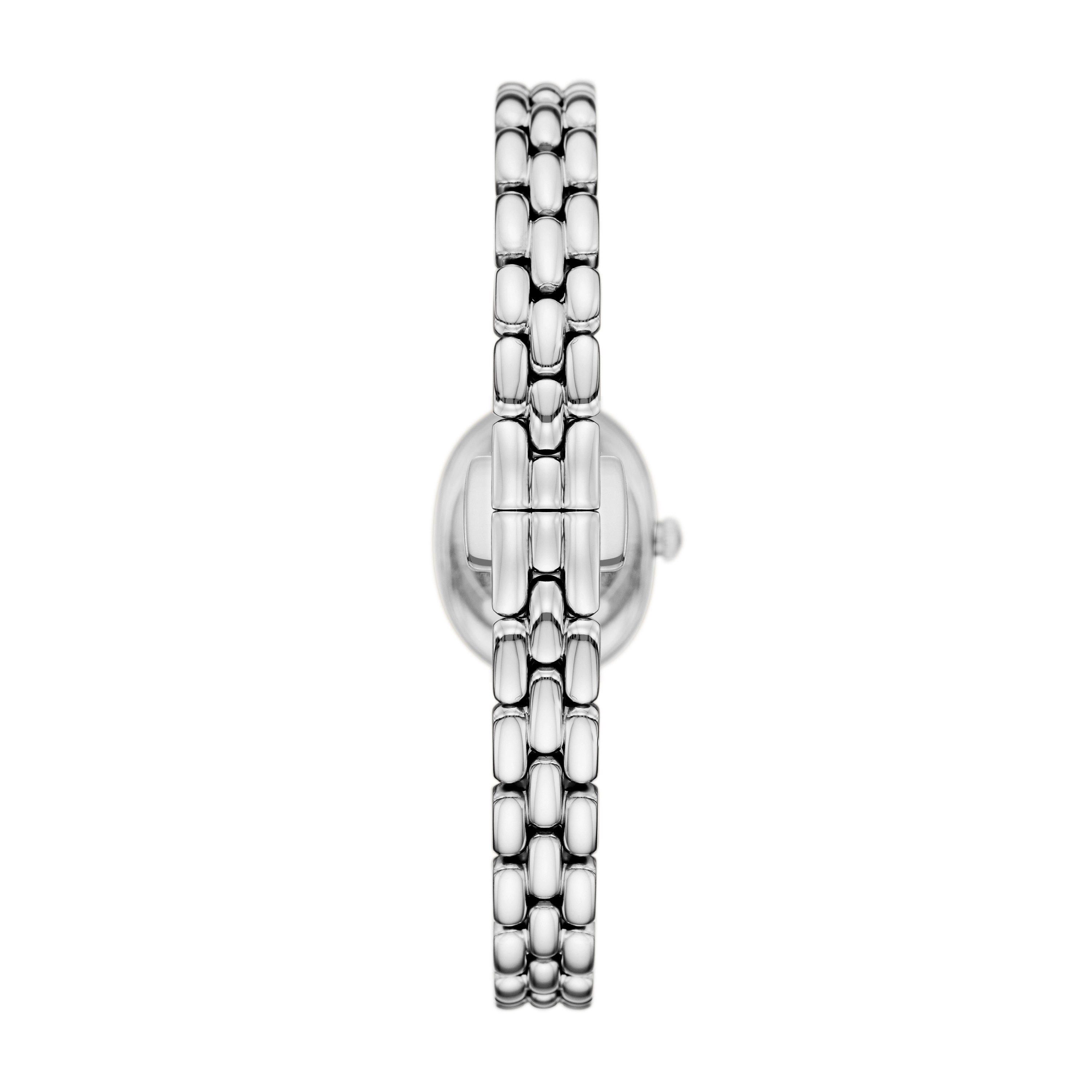 Emporio Armani Quarzuhr AR11720, Armbanduhr, Damenuhr, Edelstahlarmband, analog