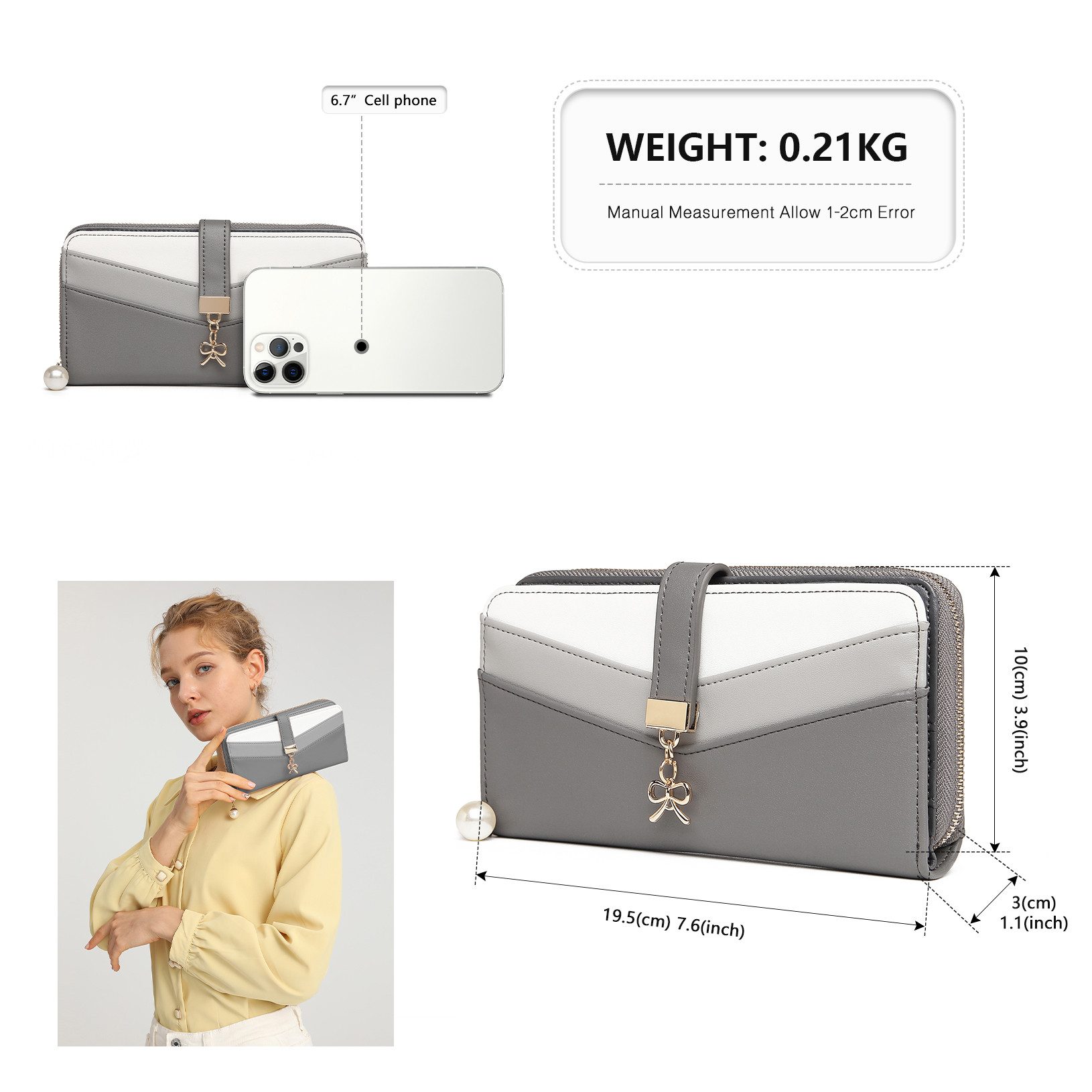 Miss Lulu Geldbörse Damen Portemonnaie aus Kunstleder günstig online kaufen