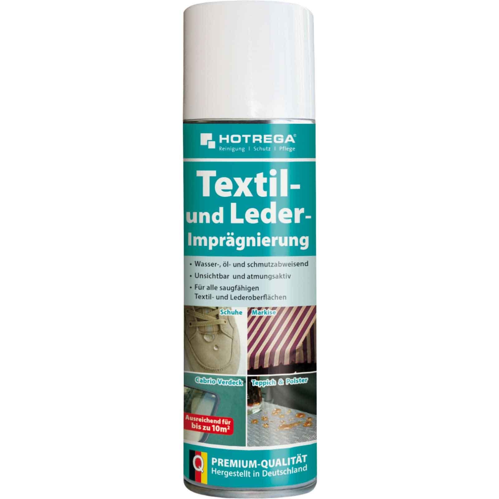 HOTREGA® Textil und Leder Imprägnierung, Imprägniermittel - 300ml Pflegeset
