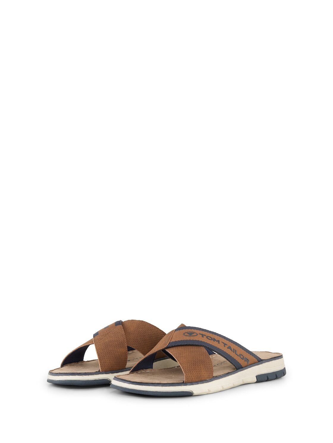TOM TAILOR Shoes Licence Sandale (1-tlg) Slides mit Logo-Applikation