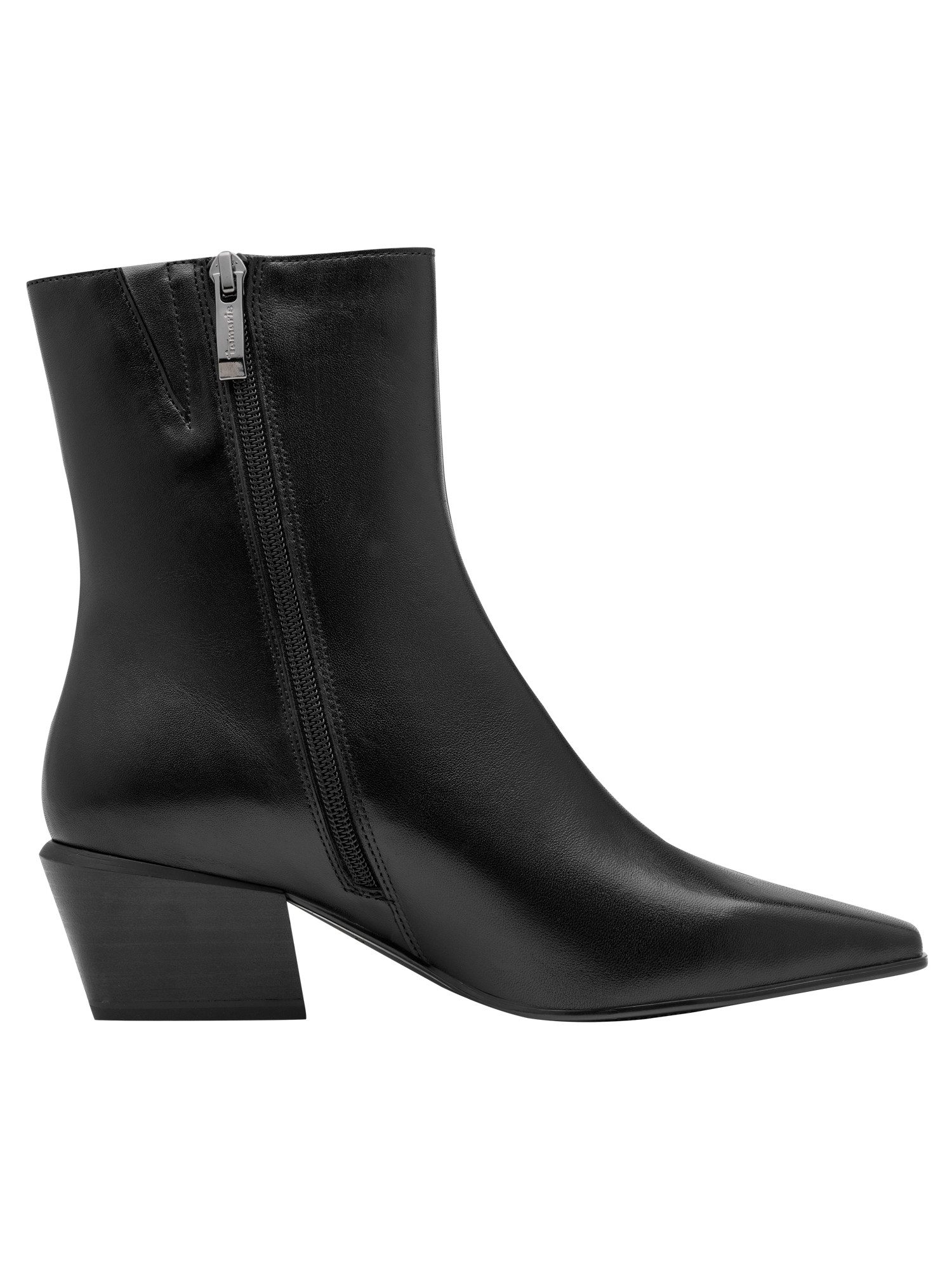 Tamaris A.slide/A.shokk, TOUCH-IT aus Leder Trapezabsatz Stiefelette A.slide/A.shokk