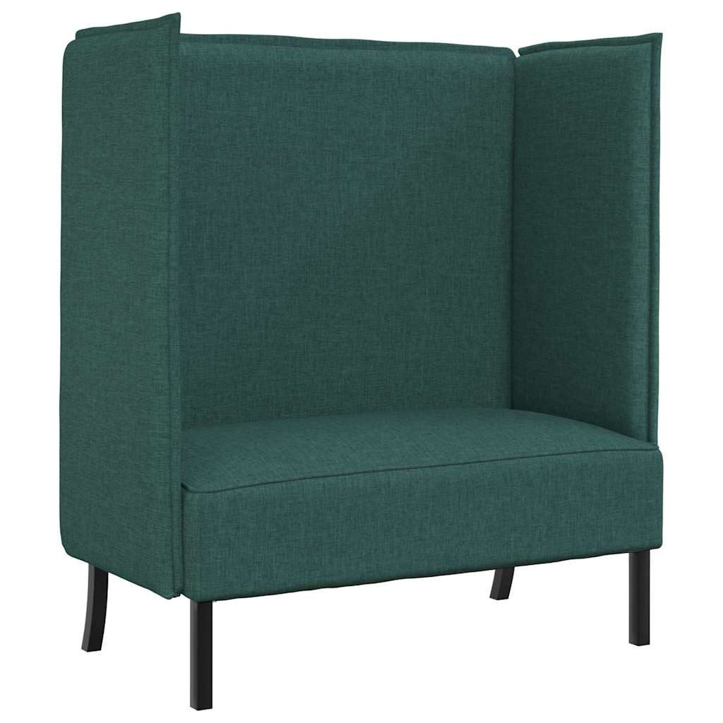 vidaXL Sofa Hoher Rücken Sofa Dunkelgrün günstig online kaufen