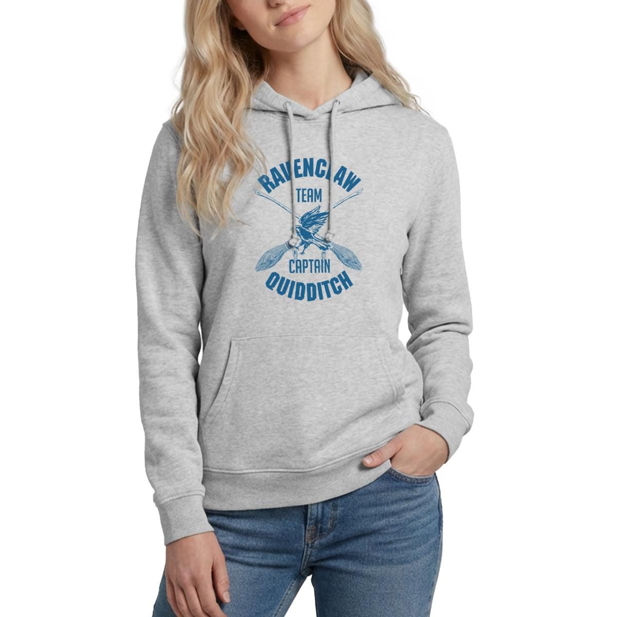 Hoodie Harry Potter Ravenclaw Team Captain Quidditch Damen Hoodie