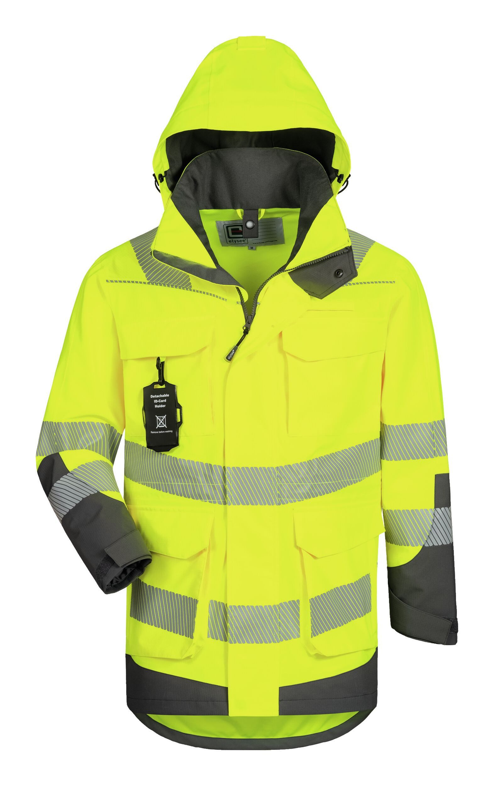 Elysee Arbeitsjacke Warnschutzparka Arwid gelb/grau