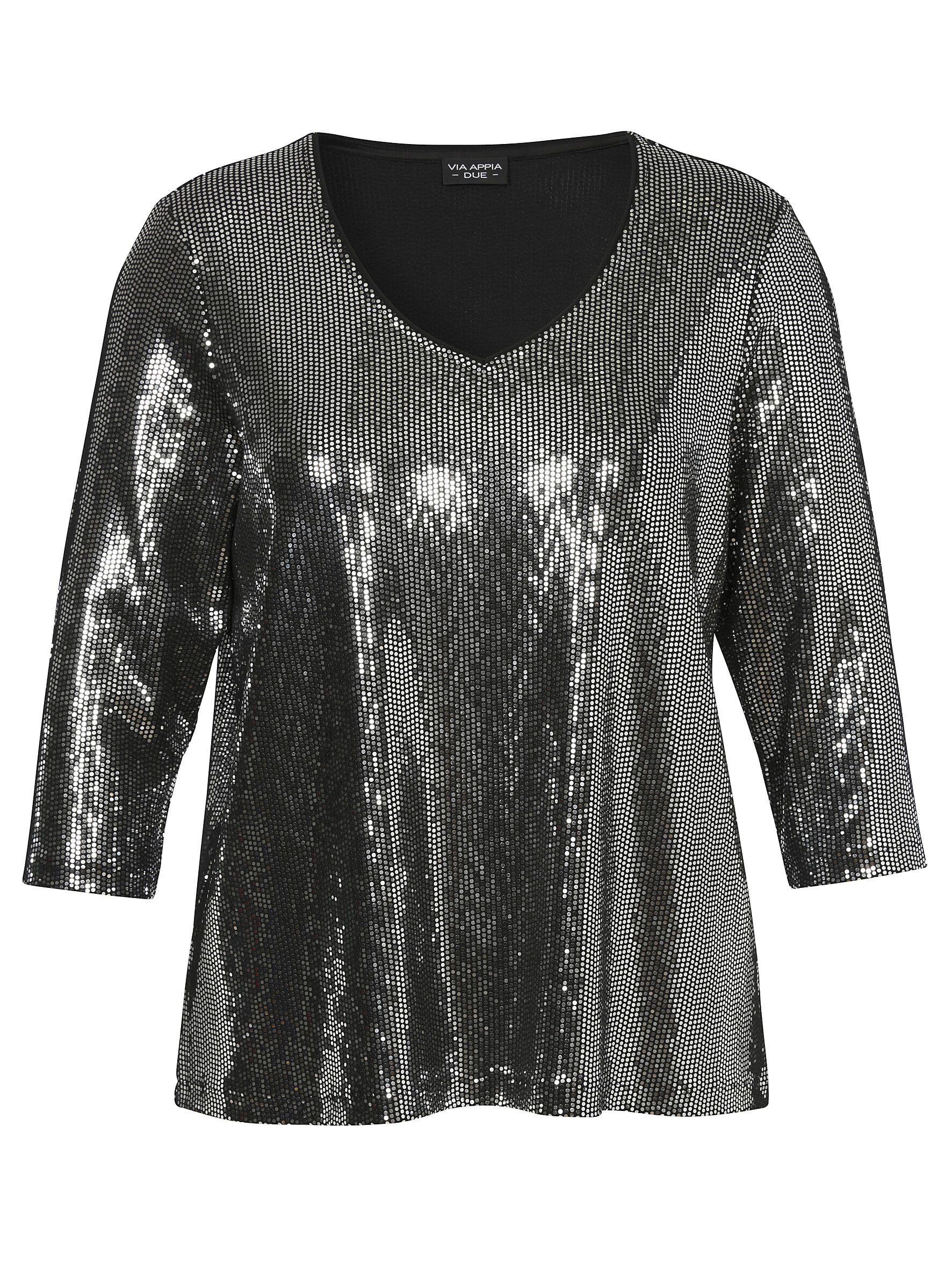 VIA APPIA DUE Longshirt (1-tlg) mit grafischem Muster