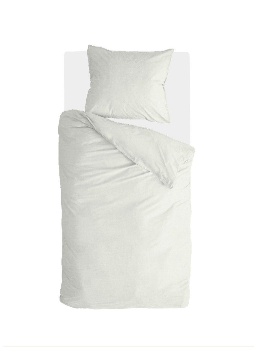 Bettwäsche Bettwäsche Vintage Cotton Natürlich - 140x220 cm, Walra, Natürlich 100% Baumwolle Bettbezüge