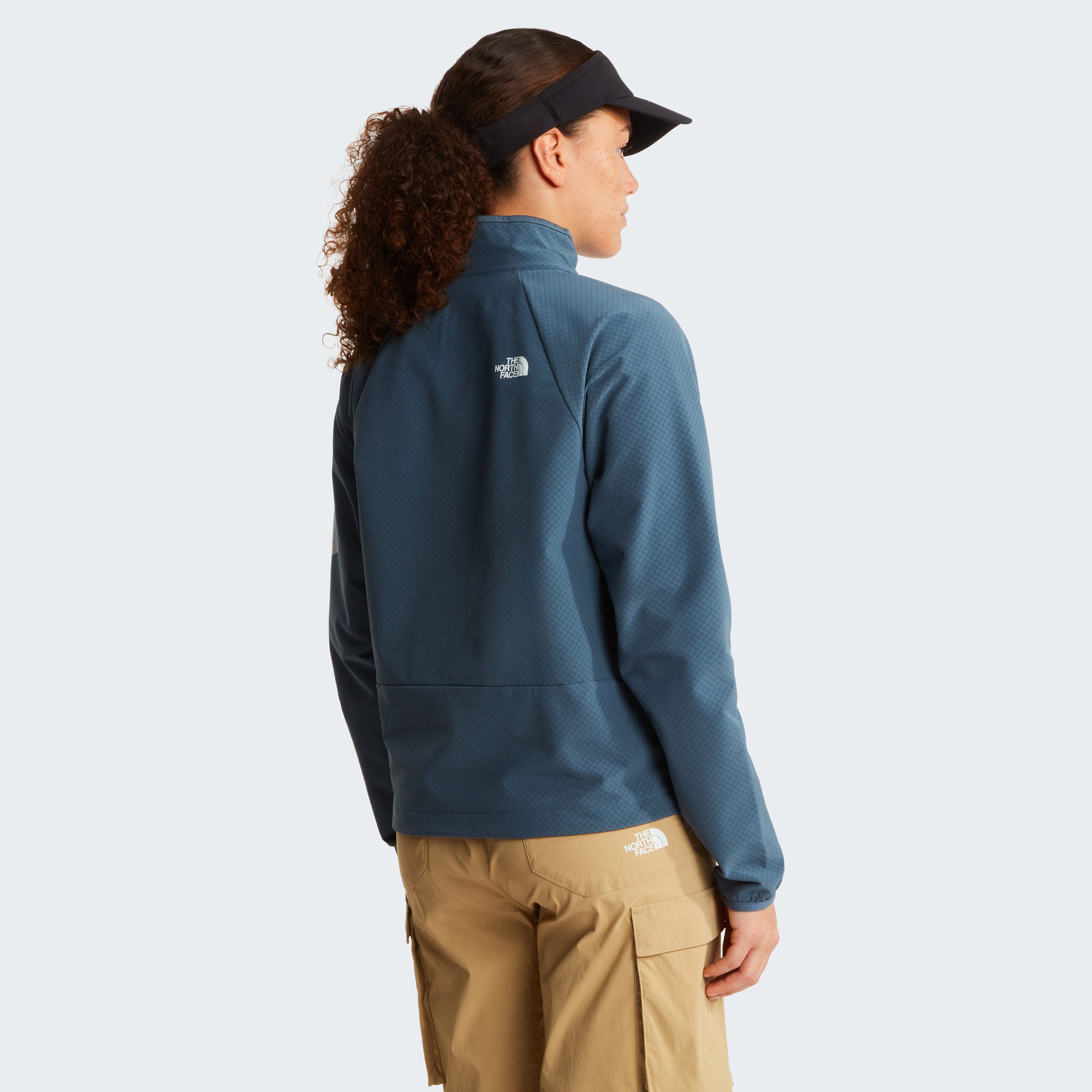 The North Face Softshelljacke W TEK APPROACH JACKET für Erwachsene, winddicht, mit Reißverschluss, mit Ärmeltasche