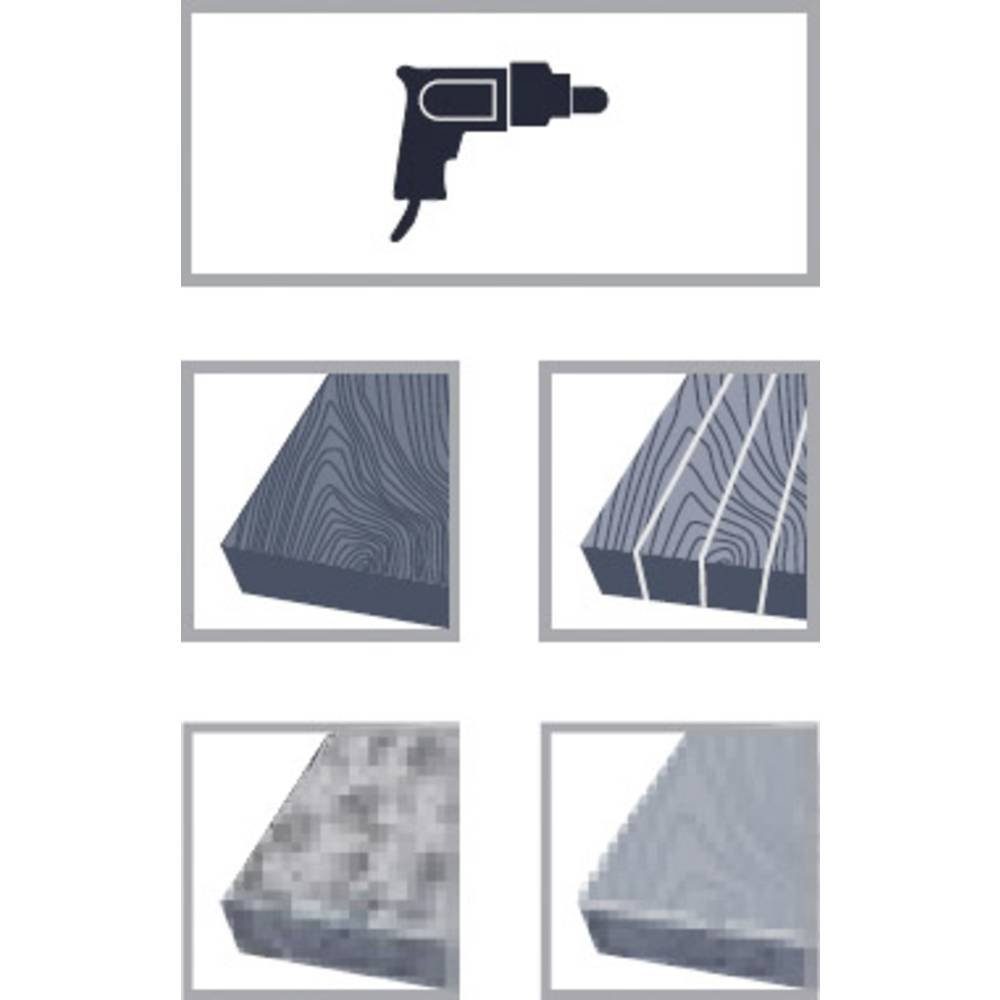 Alpen Holzbohrer Maschinen-Forstnerbohrer mit 3-Flächenschaft, „SHARP SHARK“