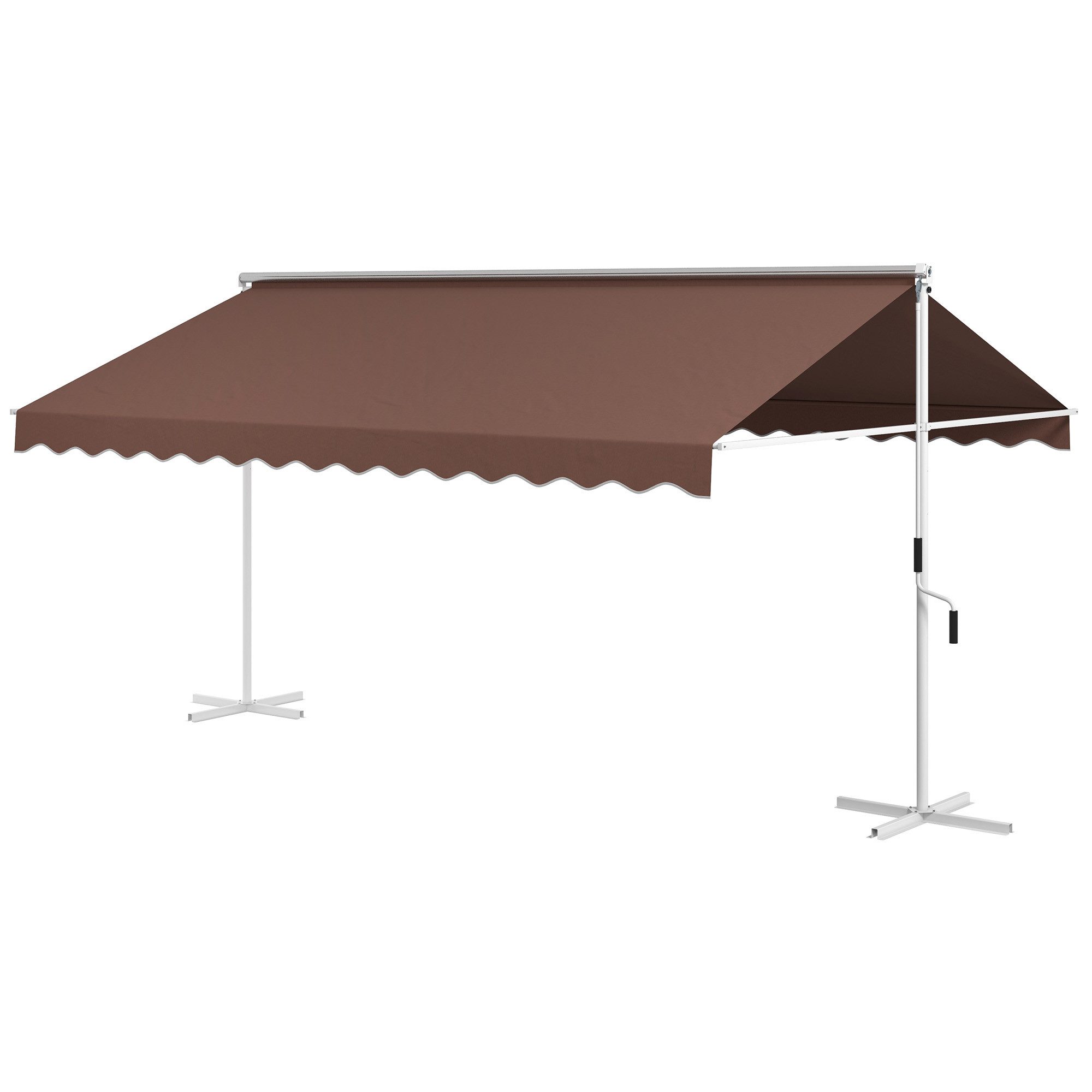 Outsunny Markise 4,5 x 3,4m Standmarkise günstig online kaufen