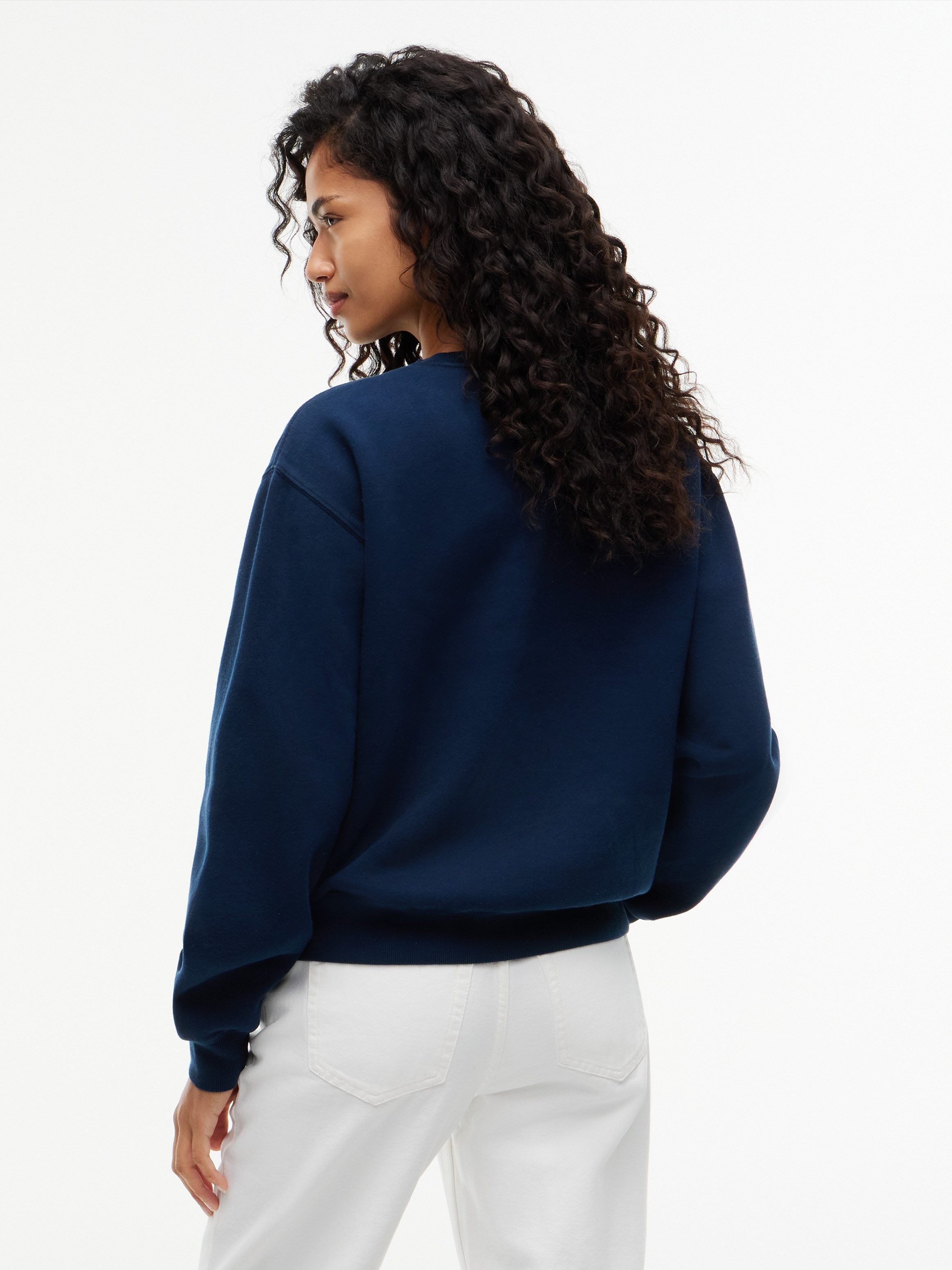 Tommy Jeans Sweatshirt TJW BADGE CREW EXT Baumwollmischung