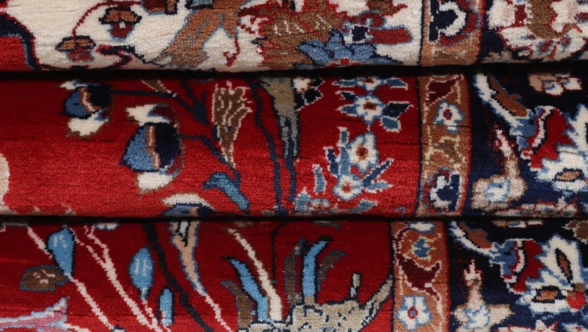 Orientteppich Isfahan Seidenkette 6 Trading, mm 69x112 Höhe: Nain Handgeknüpfter rechteckig, Orientteppich