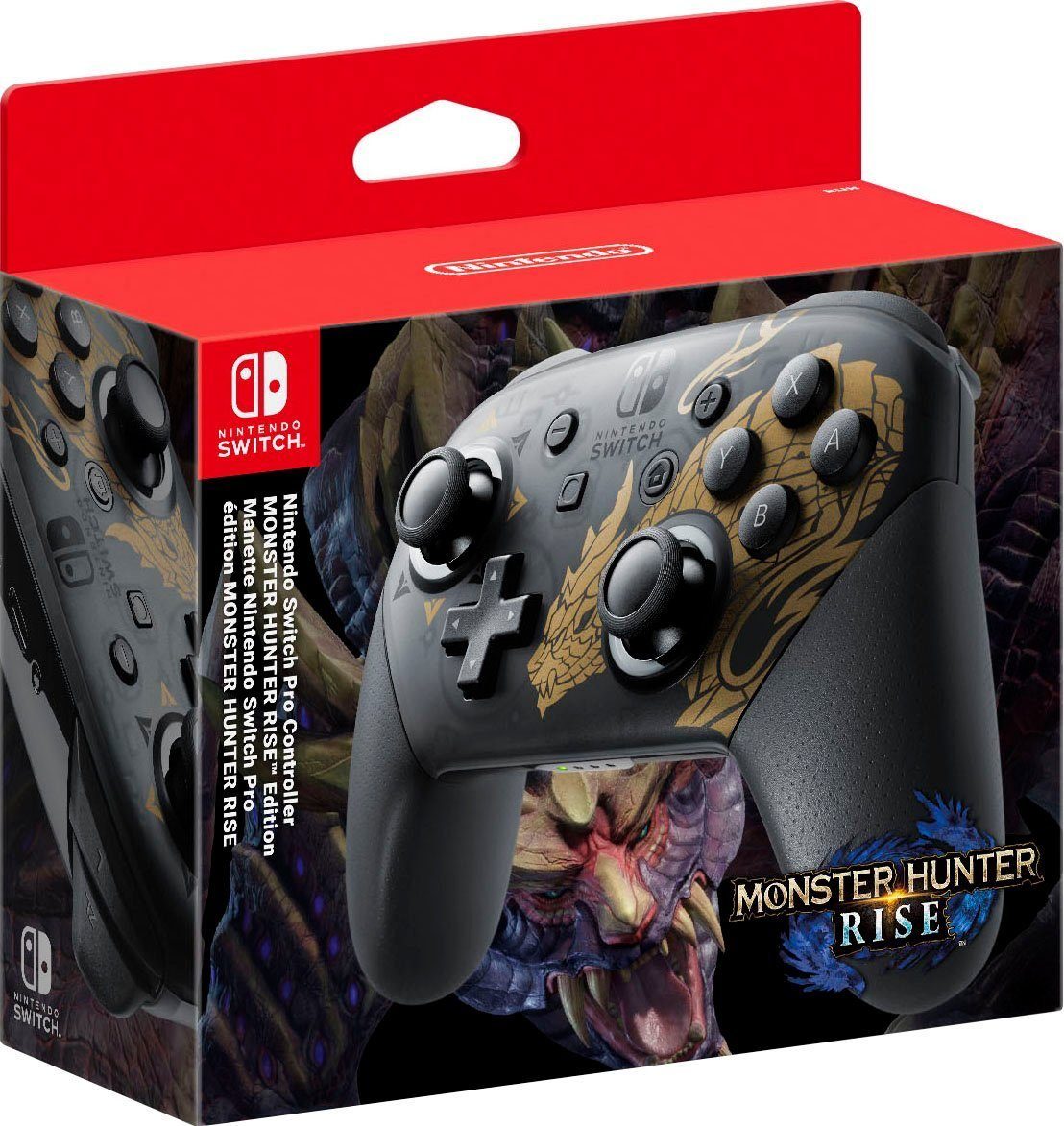 Switch Pro Controller - Monster Hunter Rise Edition Nintendo-Controller