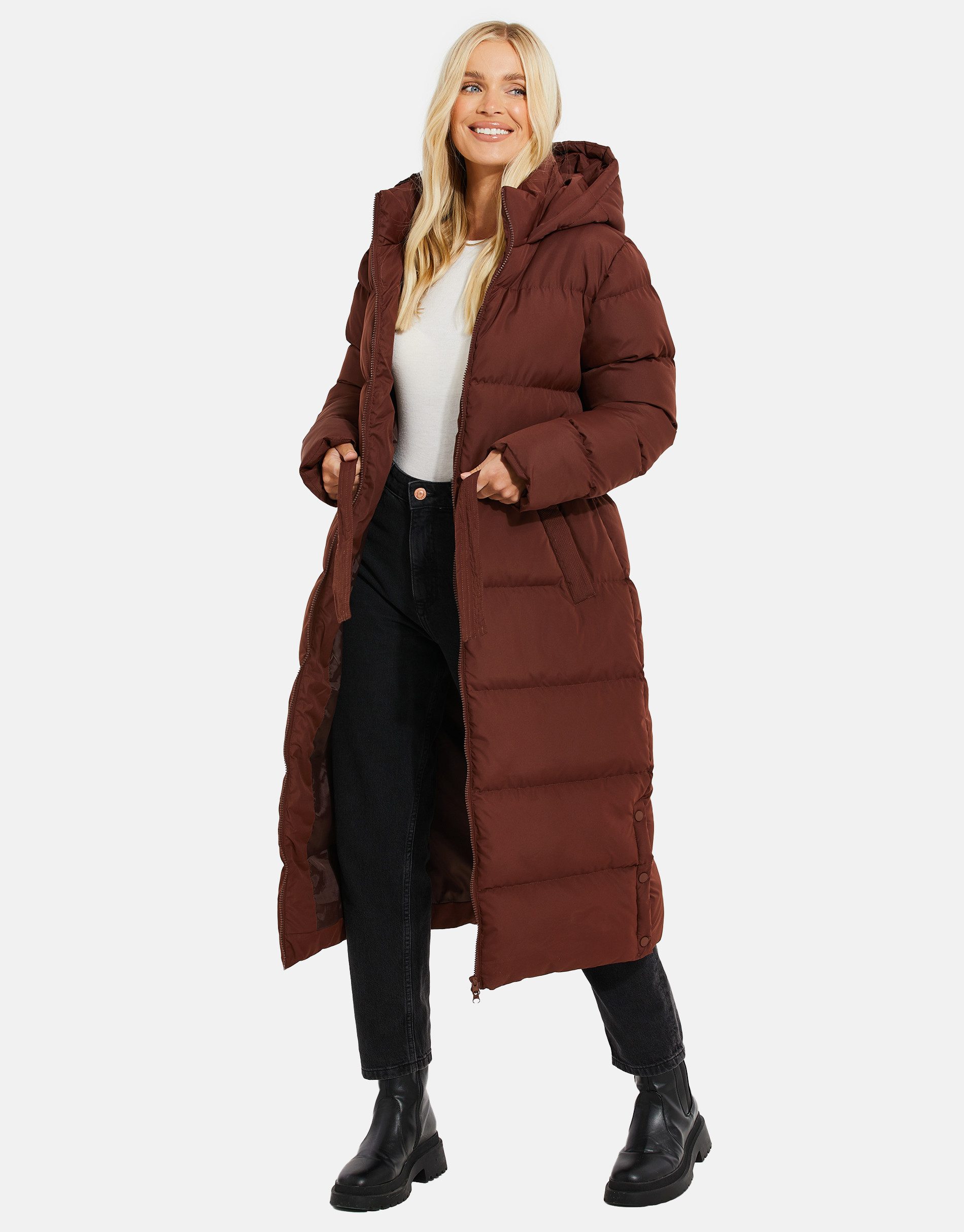 Threadbare Wintermantel Addison mit praktischer Kapuze günstig online kaufen