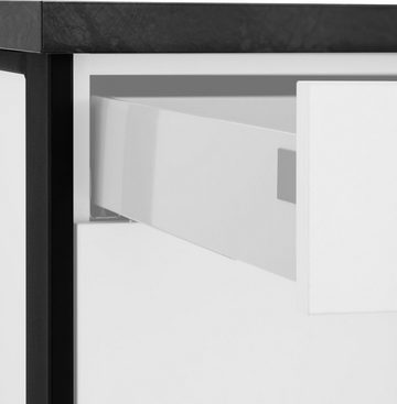 OPTIFIT Küchenzeile Tokio, 119 cm breit, mit Stahlgestell, mit Vollauszug