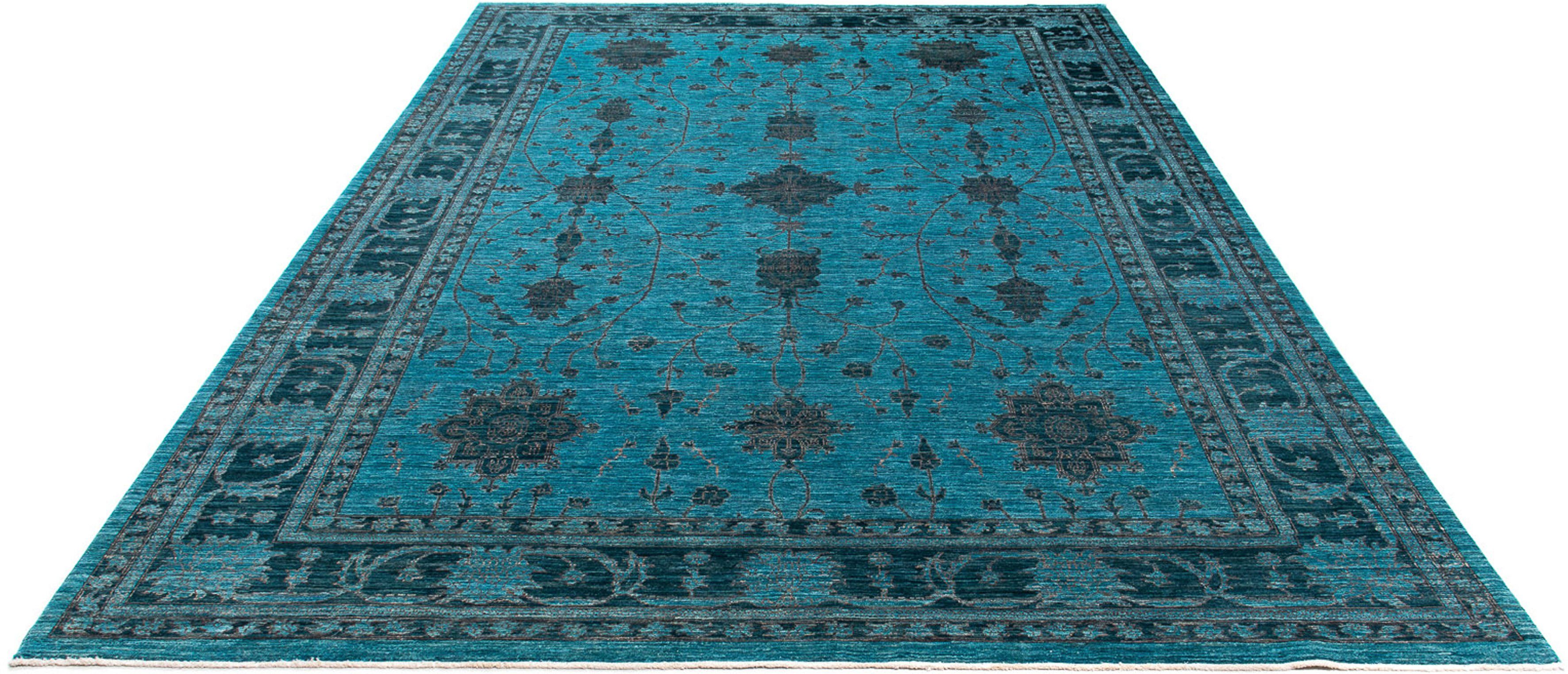 Orientteppich Ziegler - 352 x 241 cm - dunkelblau, morgenland, rechteckig, Höhe: 6 mm, Wohnzimmer, Handgeknüpft, Einzelstück mit Zertifikat
