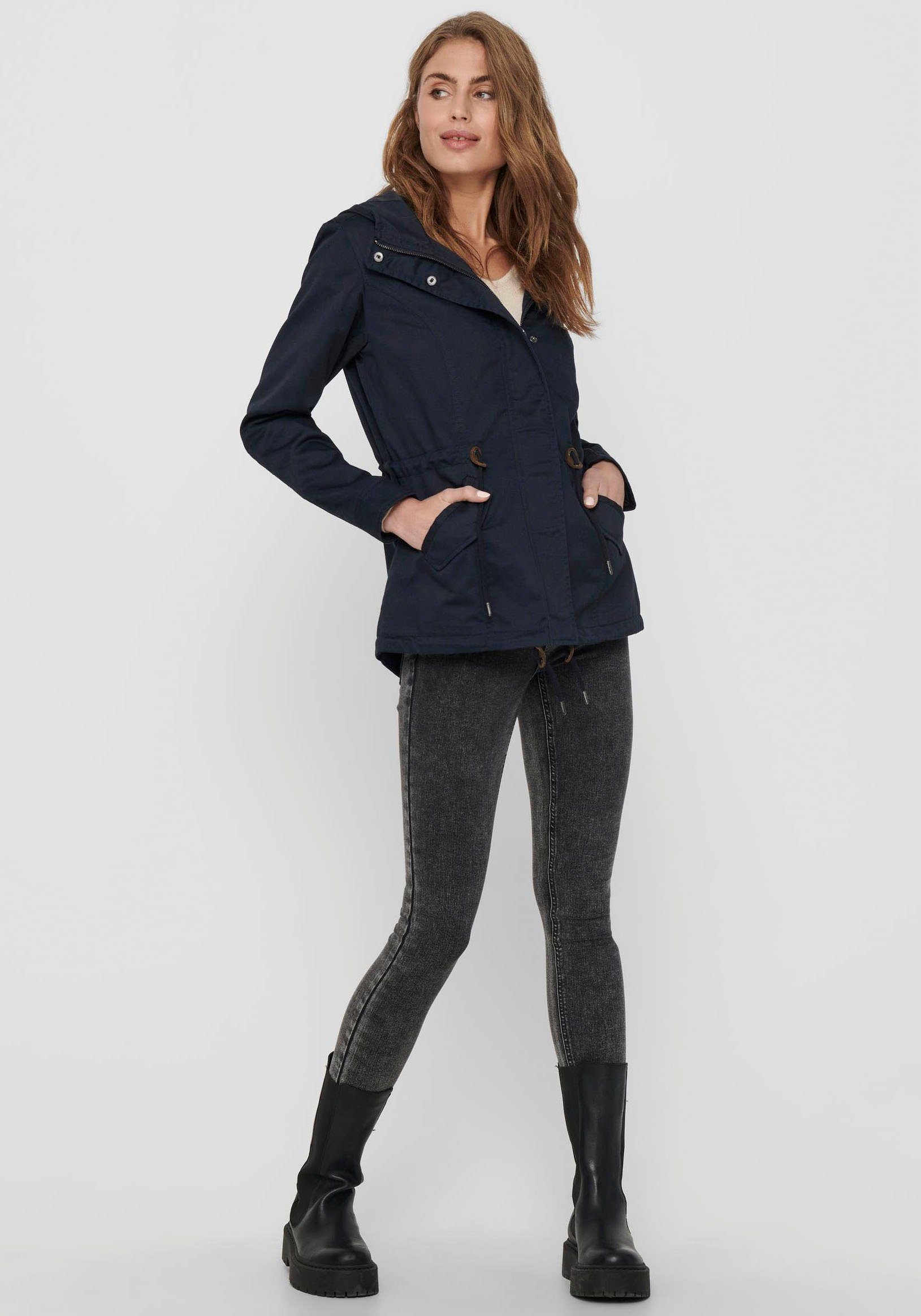 ONLY Parka ONLLORCA CANVAS PARKA CC OTW mit Kapuze