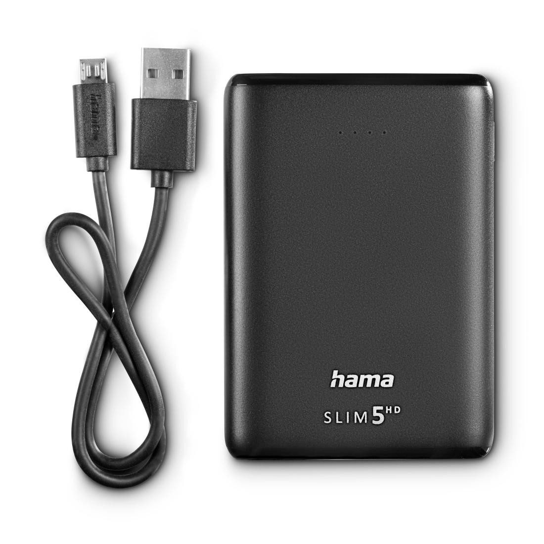 Power Pack, Ausgang 1x USB-A, Eingang 1x Micro-USB, klein und leicht Powerbank