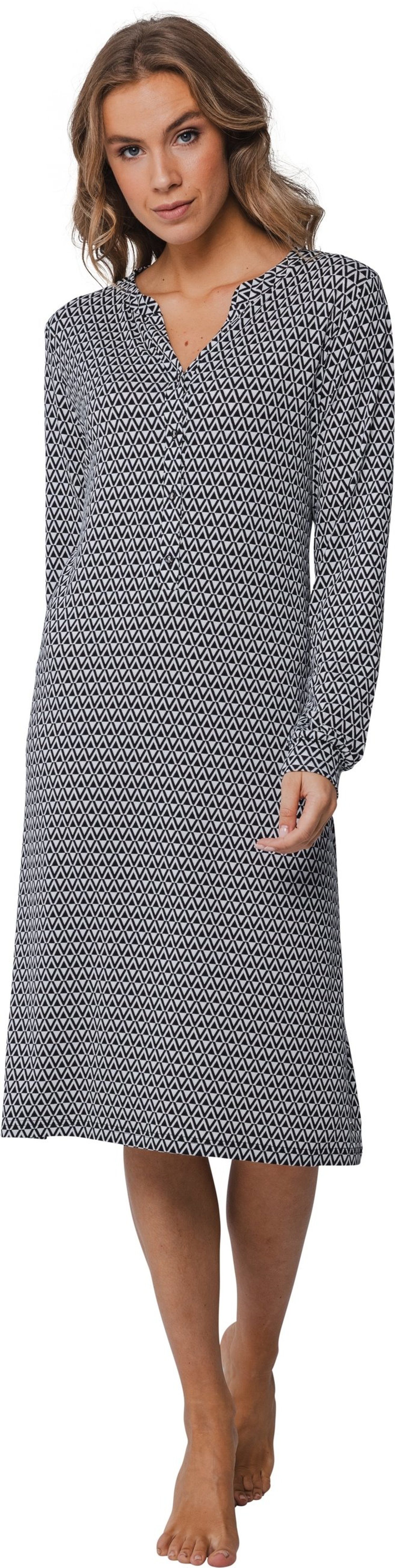 Pastunette Nachthemd Damen Schlafshirt mit langem Arm (1-tlg) Modisches Des günstig online kaufen