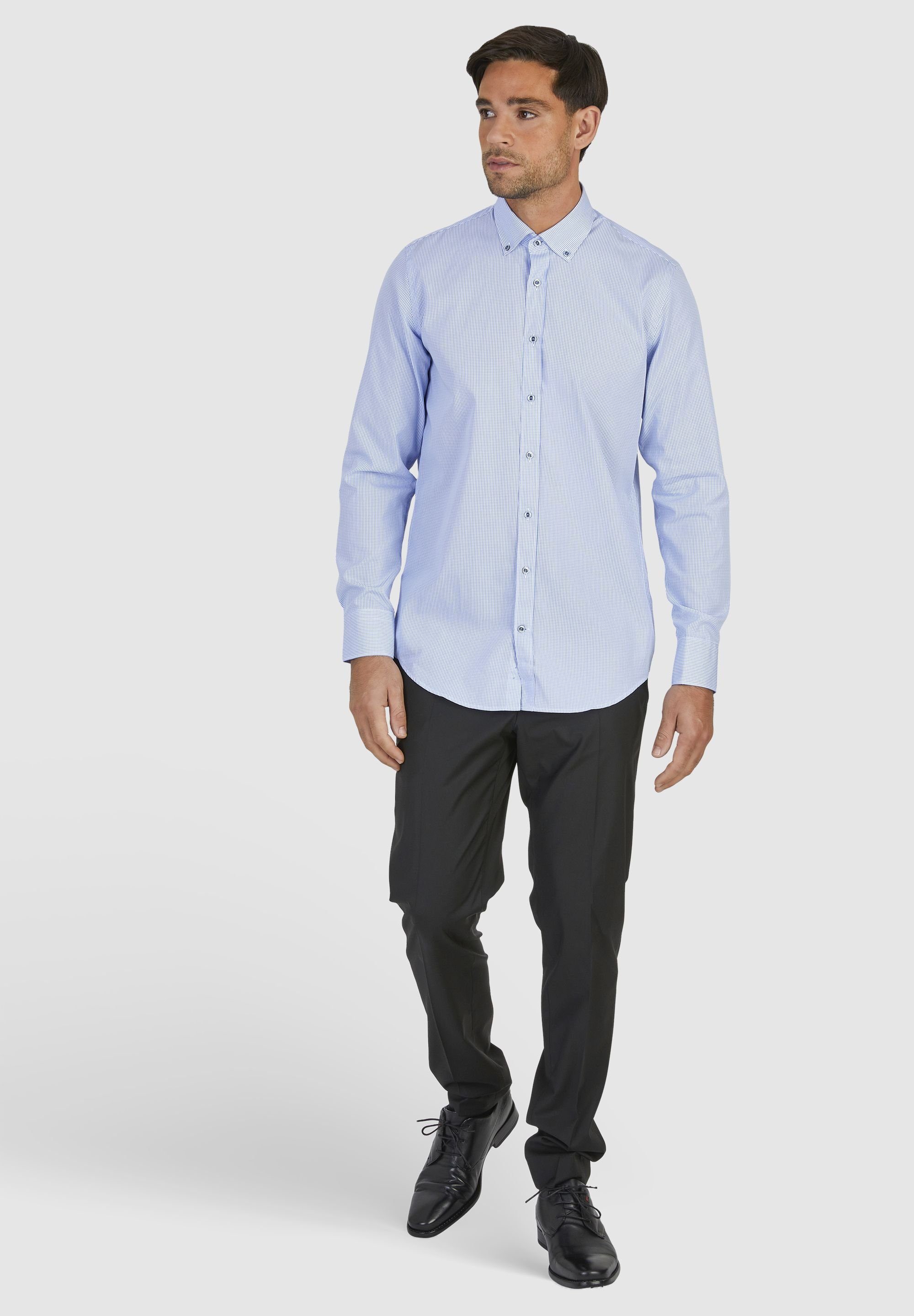 HECHTER PARIS Businesshemd Pflege- und bügelleichtes Material