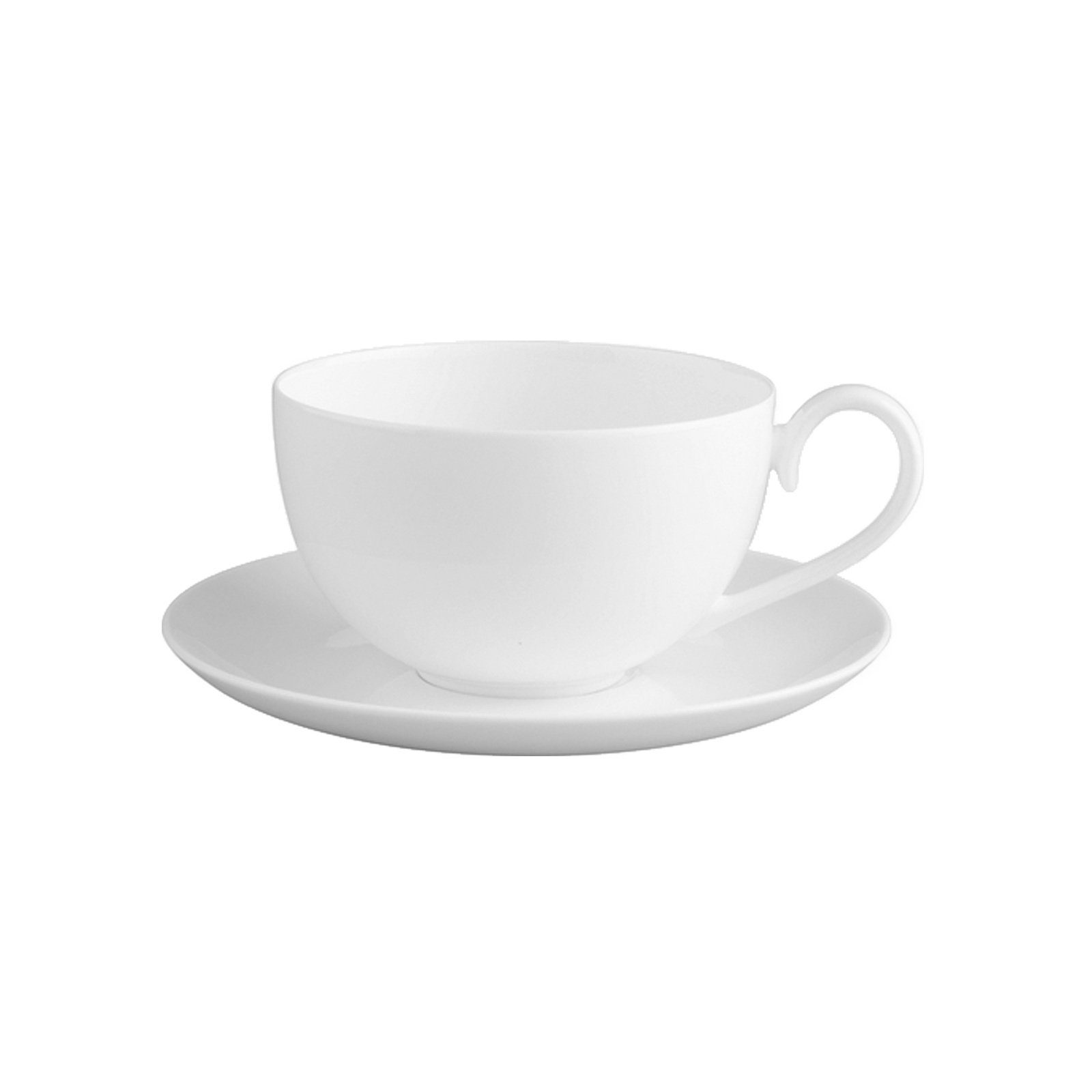 Villeroy & Boch Tasse Royal Kaffeetasse mit Untertasse 200 ml, 2-tlg., Porzellan