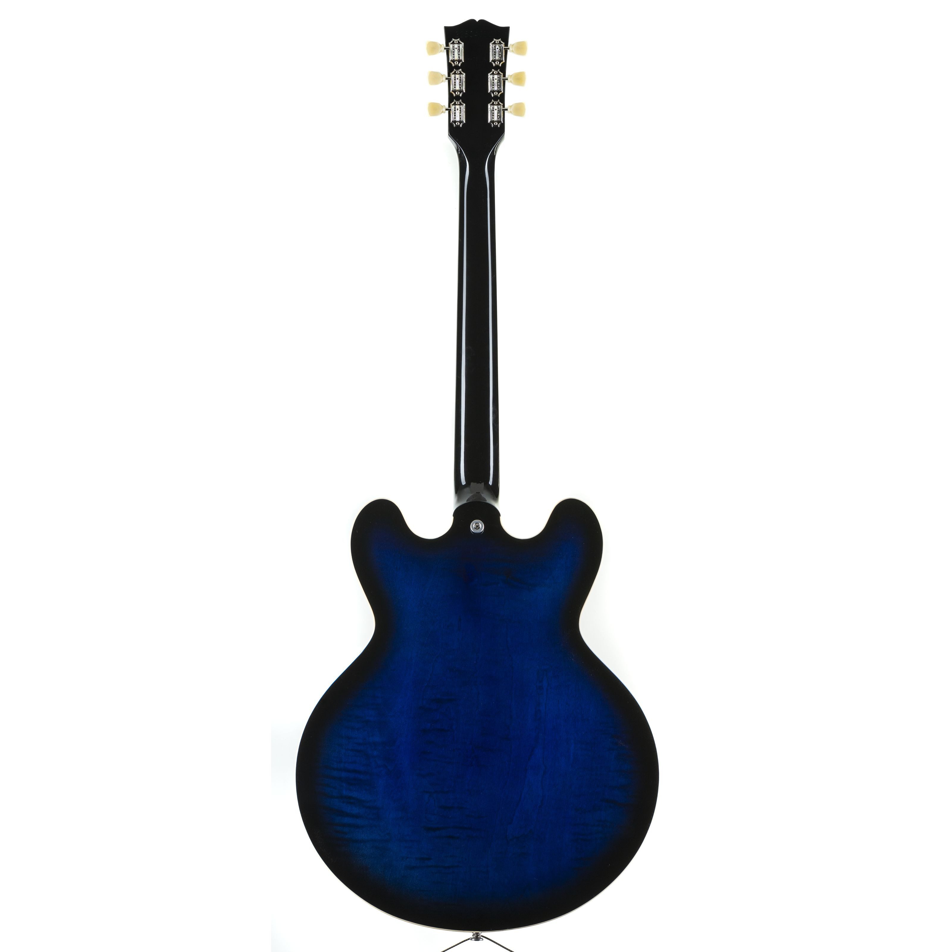 Gibson Halbakustik-Gitarre, Halb-Akustik Gitarren, Semi Hollow-Modelle, ES-335 Figured Deep Ocean Burst - Halbakustik Gitarre