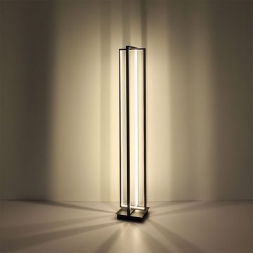 Globo LED Stehlampe, Leuchtmittel inklusive, Kaltweiß, Warmweiß, Neutralweiß, Tageslichtweiß, Stehleuchte Stehlampe Wohnzimmerlampe Dimmer Fernbedienung LED H 123cm