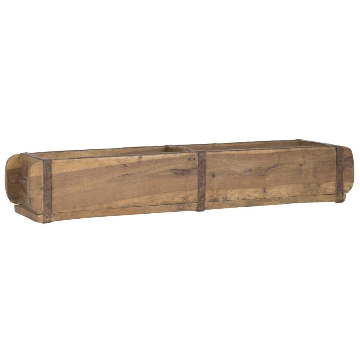 Holzkiste Ziegelform doppelt UNIKA 57x15x10cm Dekokiste
